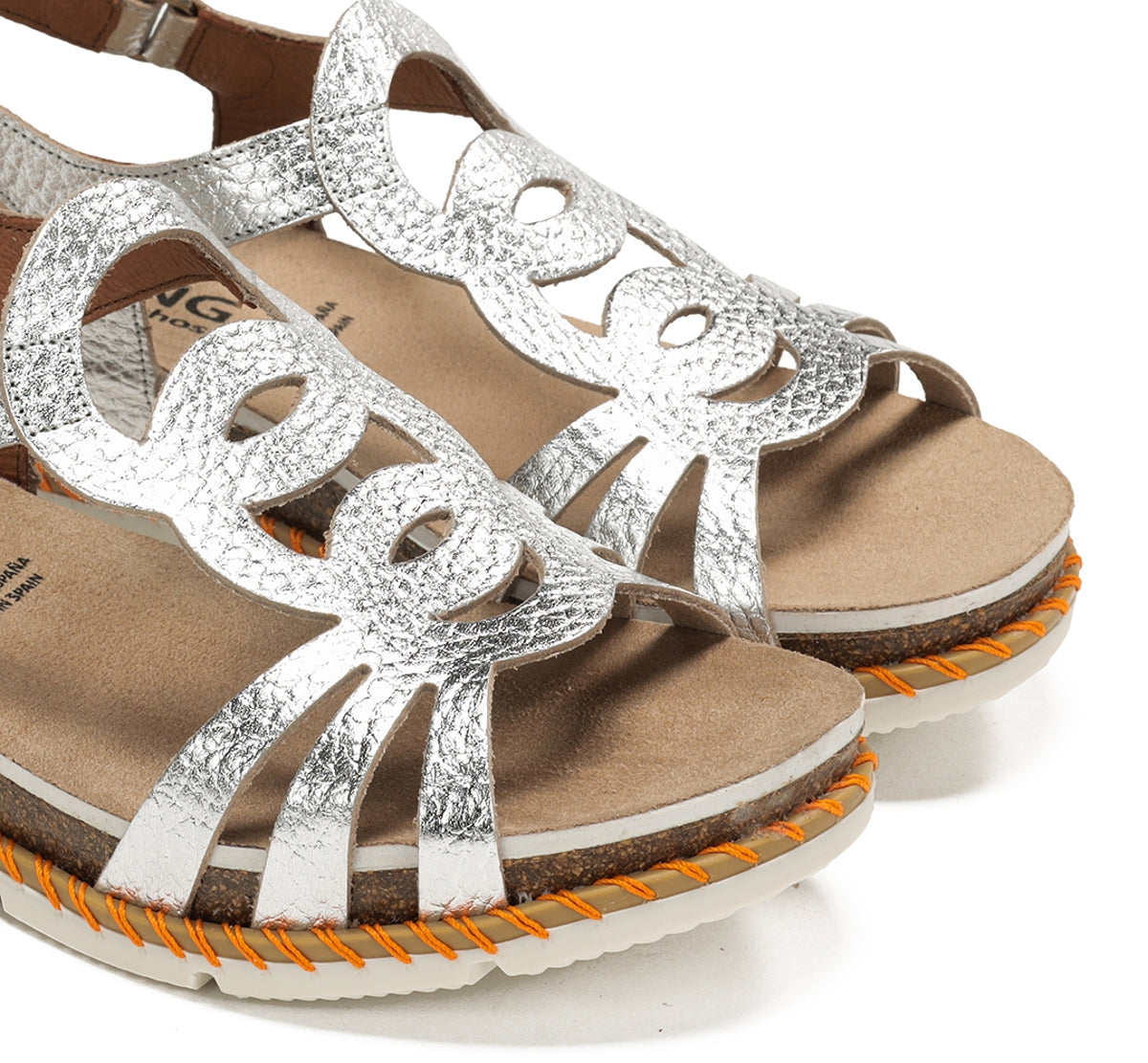 Dorking by Fluchos Sport D9322 sandale argent femme