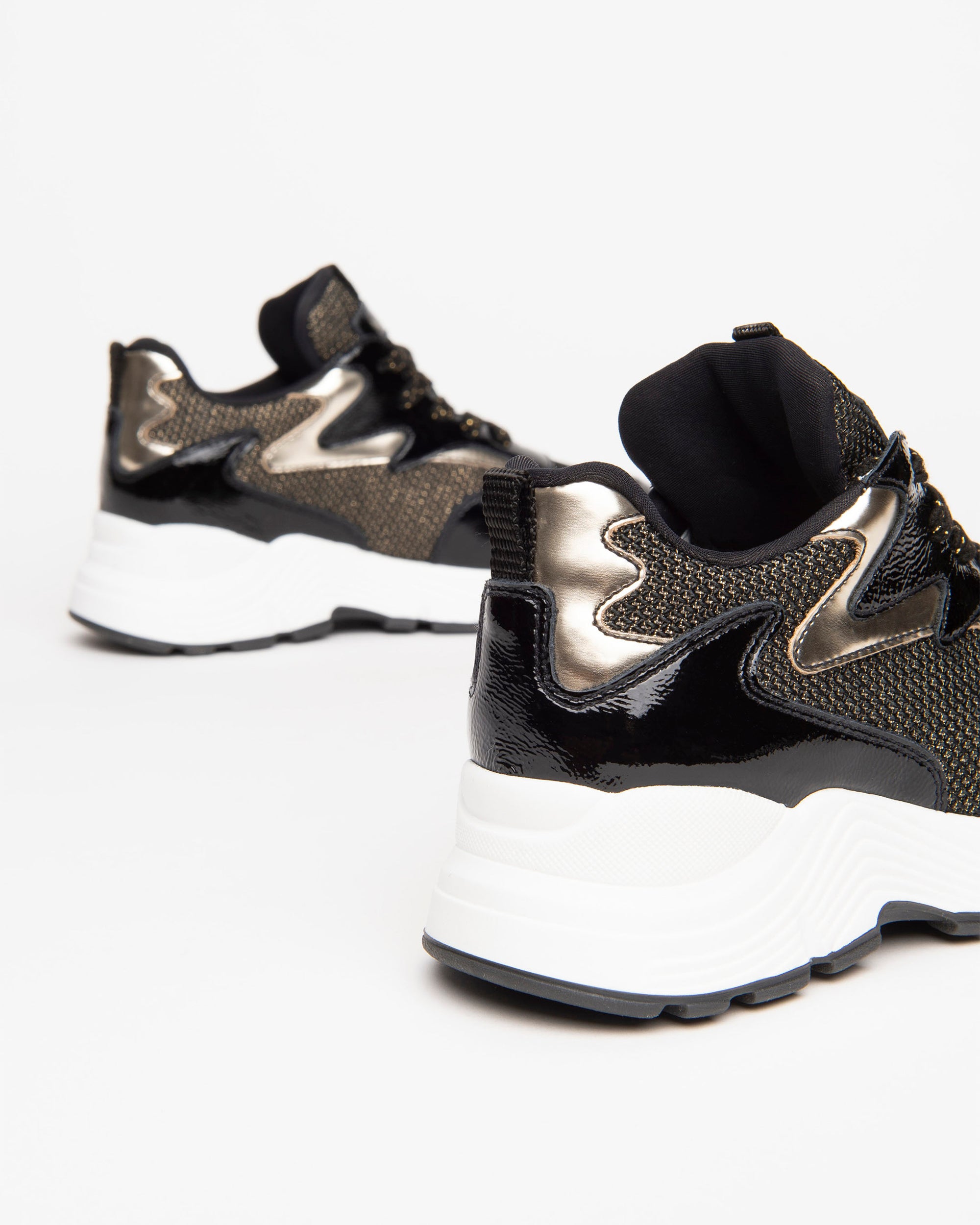 Nero Giardini Sneakers baskets ado cuir verni 31-39