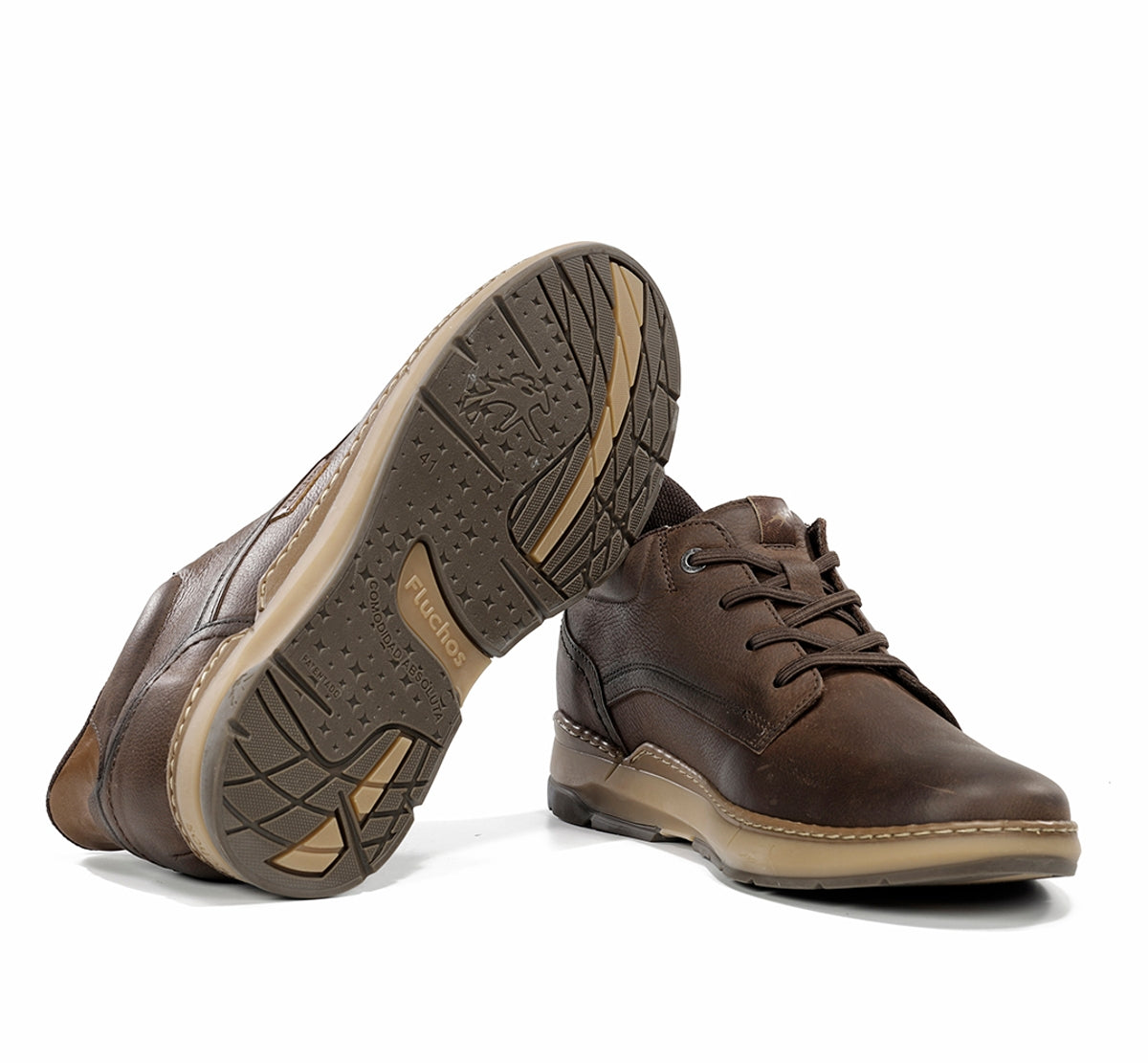Fluchos Jeff F2512 bottines homme marron cuir