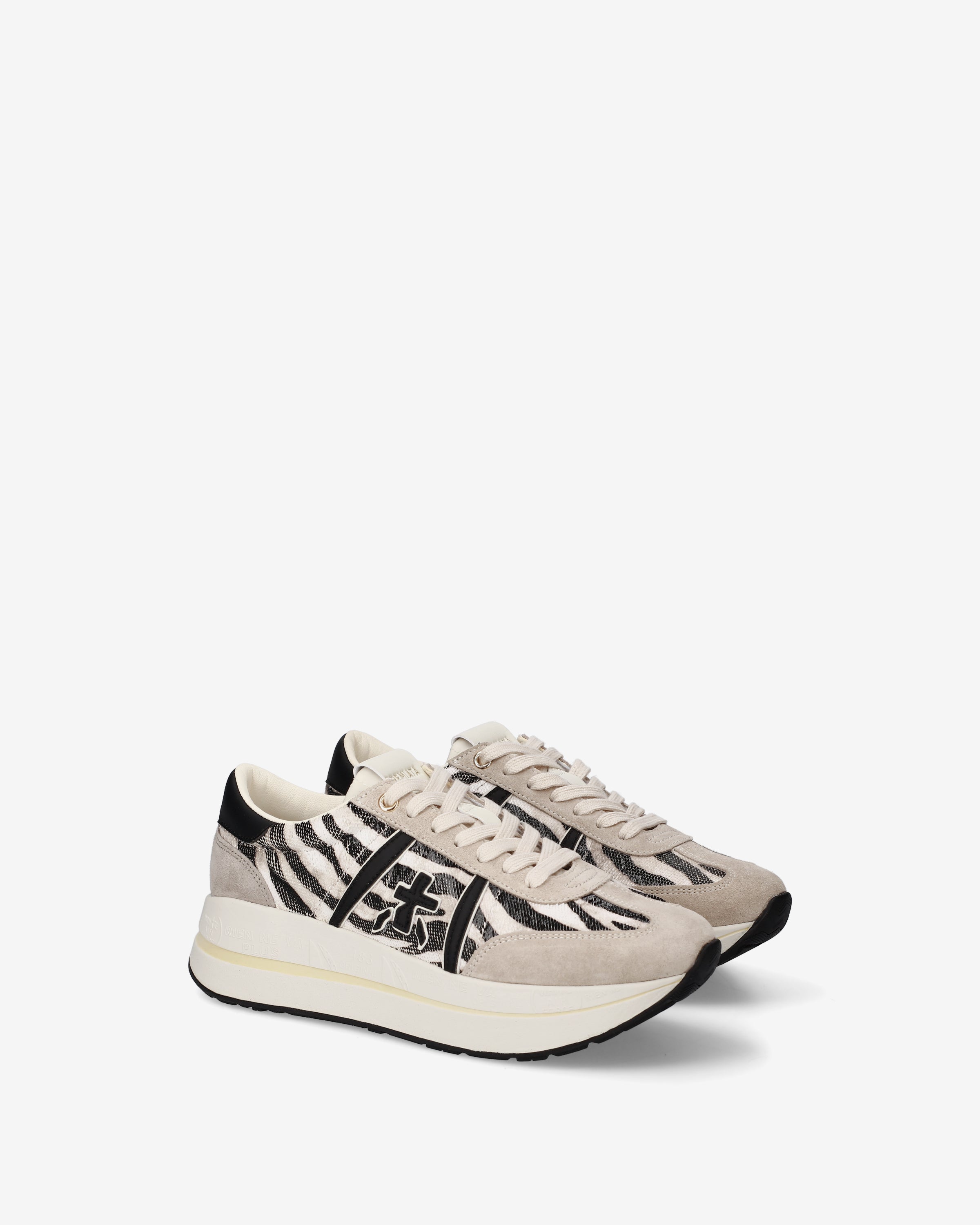 Premiata Bethcoin 8149 baskets zèbre plateforme femme