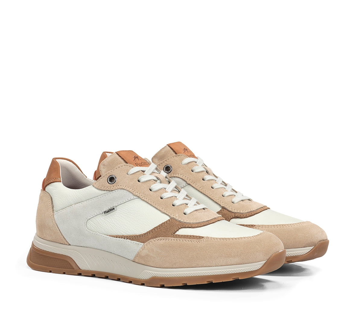 Fluchos Louis F2190 basket homme taupe cuir