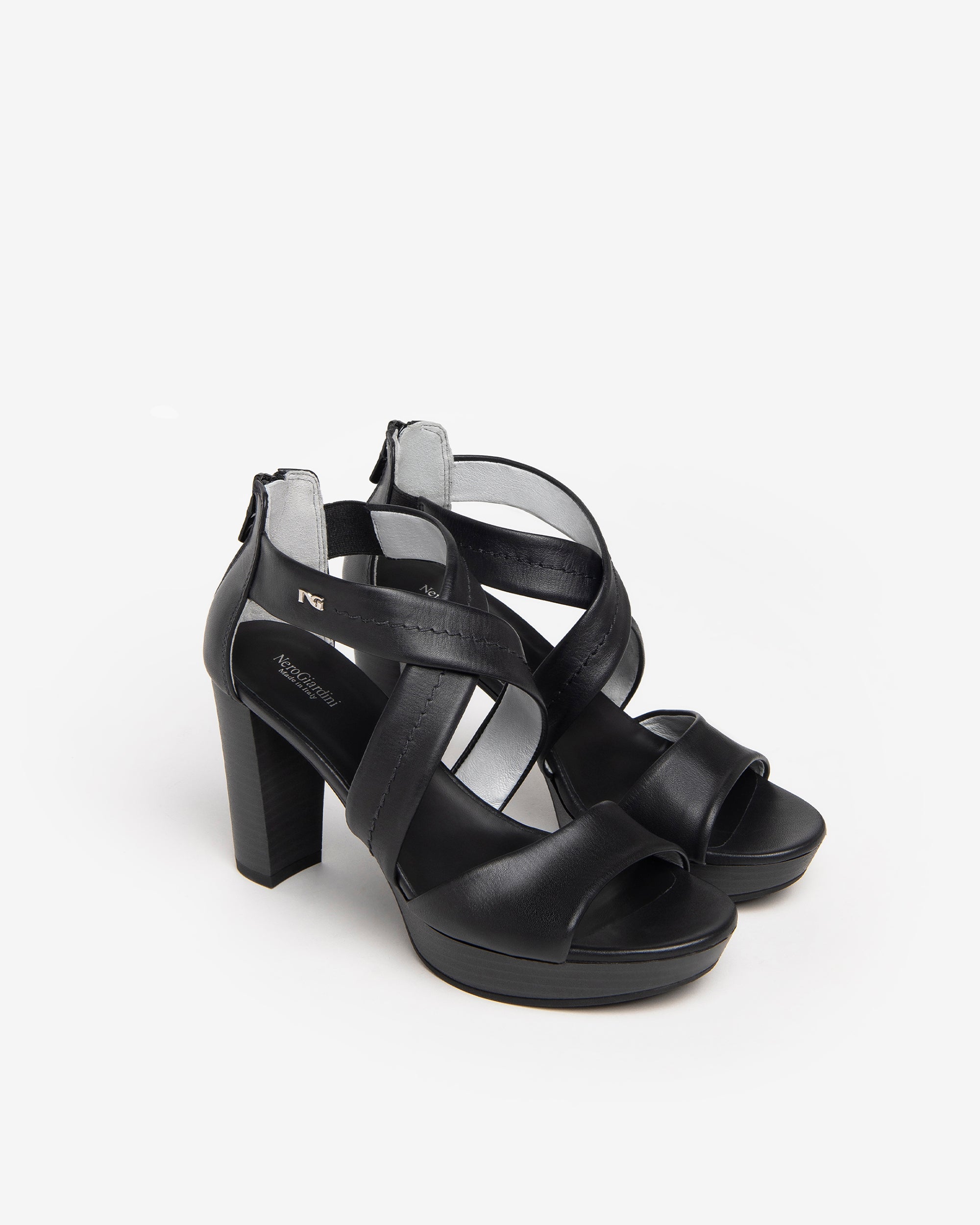 Nero Giardini Sandals sandales cuir femme 38 Italie