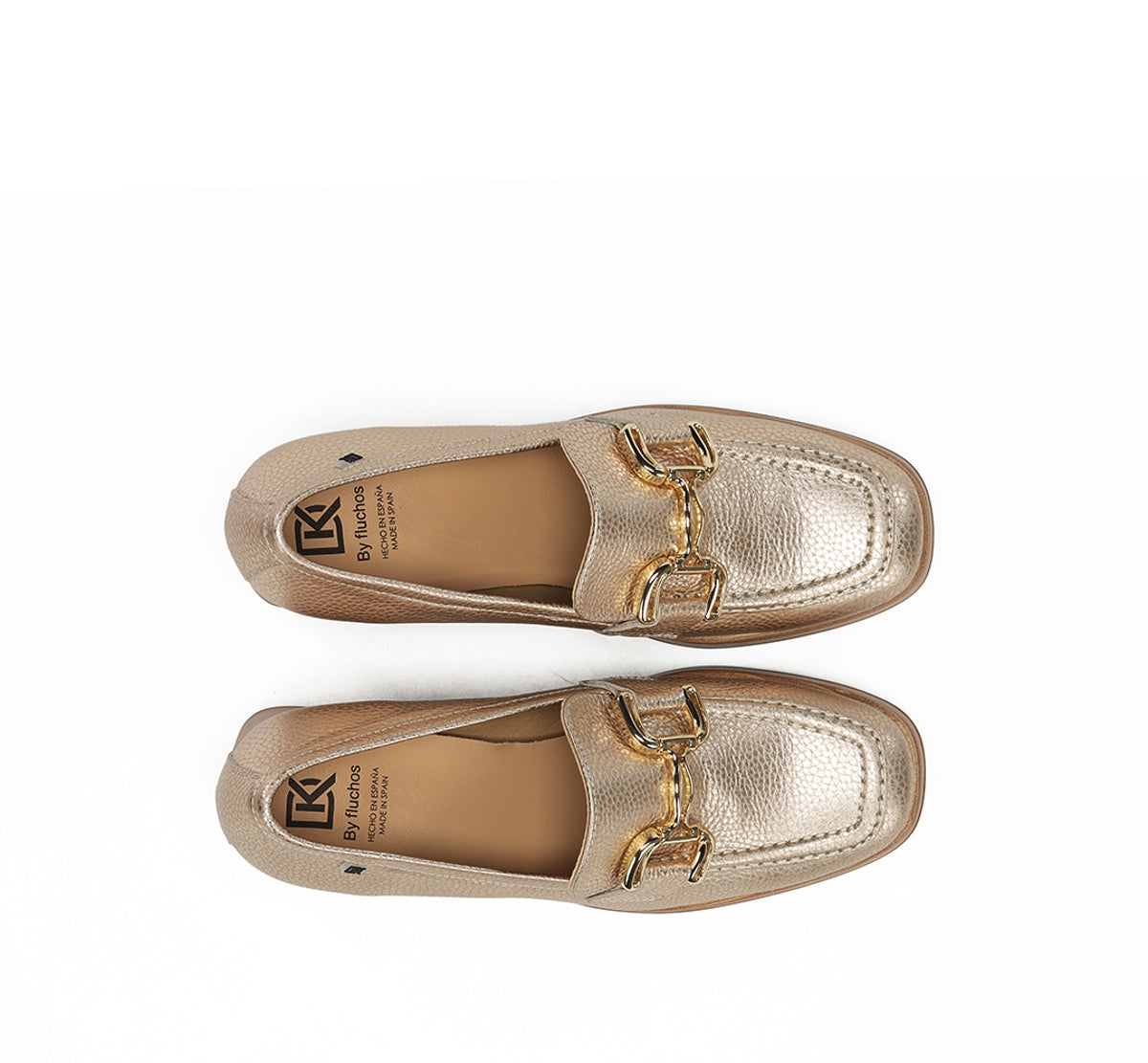 Dorking Cristel D9438 Mocassins Femme Doré Plateforme