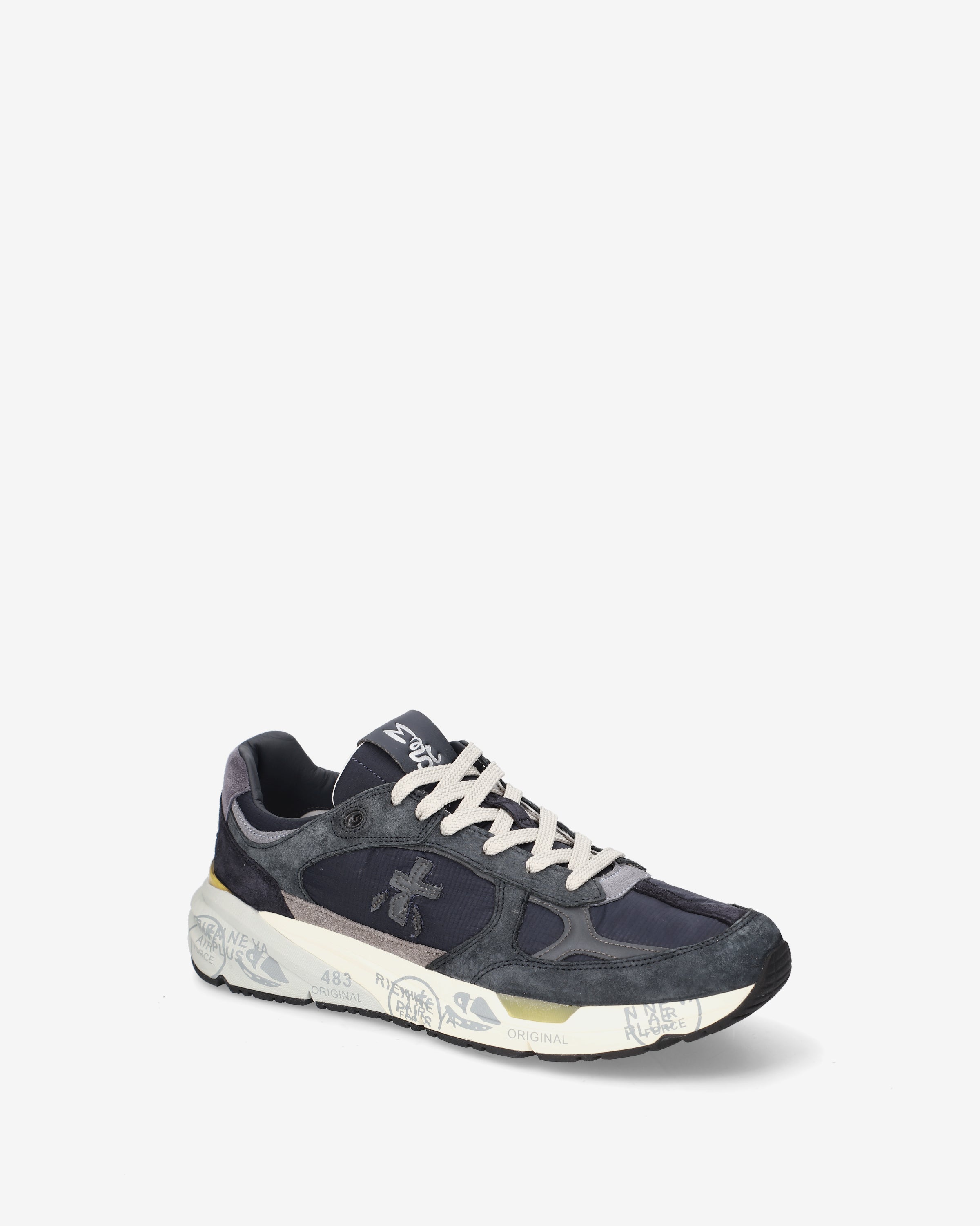 Premiata Mase 25 8428 sneakers daim bleu nuit