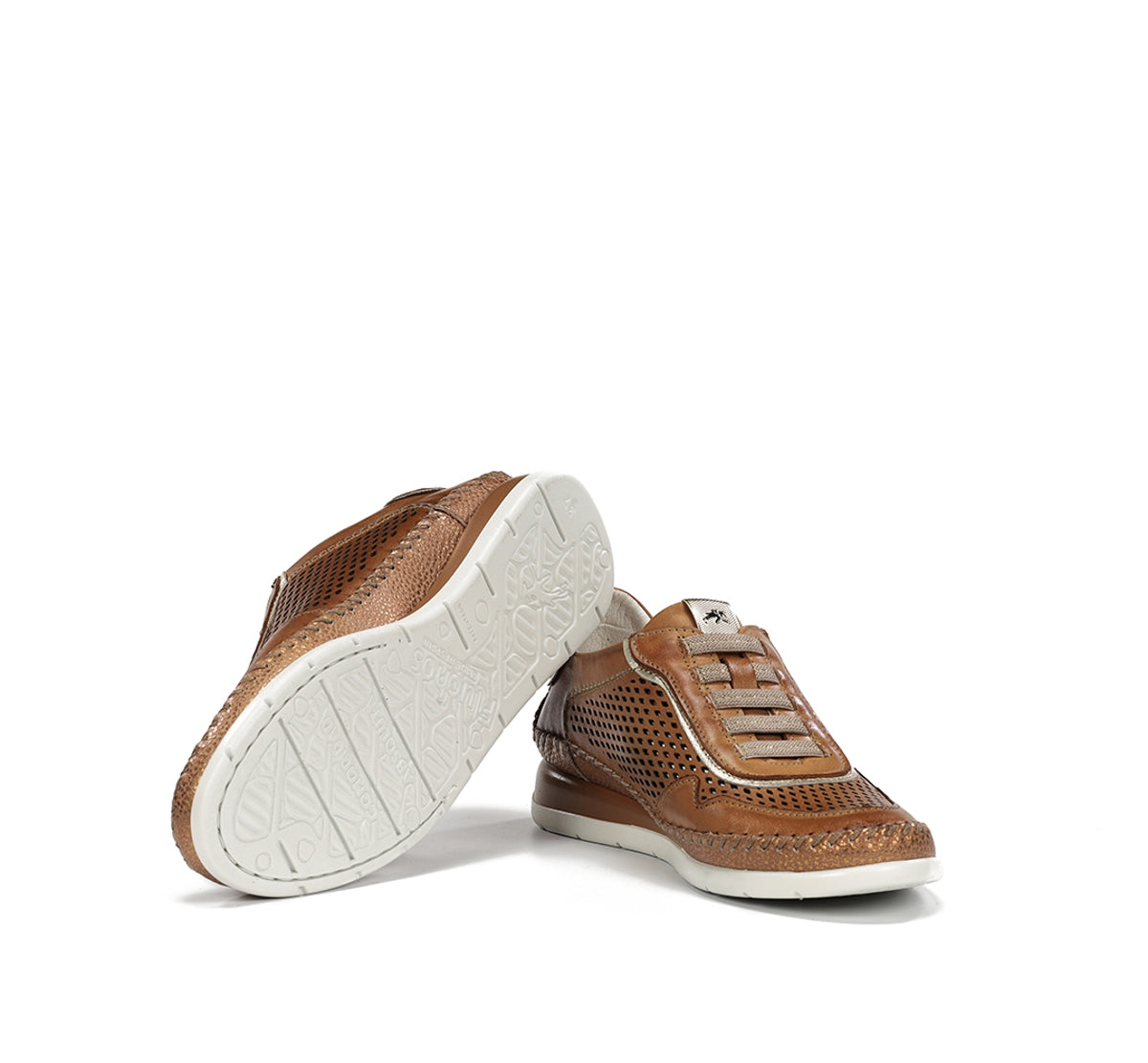 Fluchos Sella F2143 basket femme marron compensée