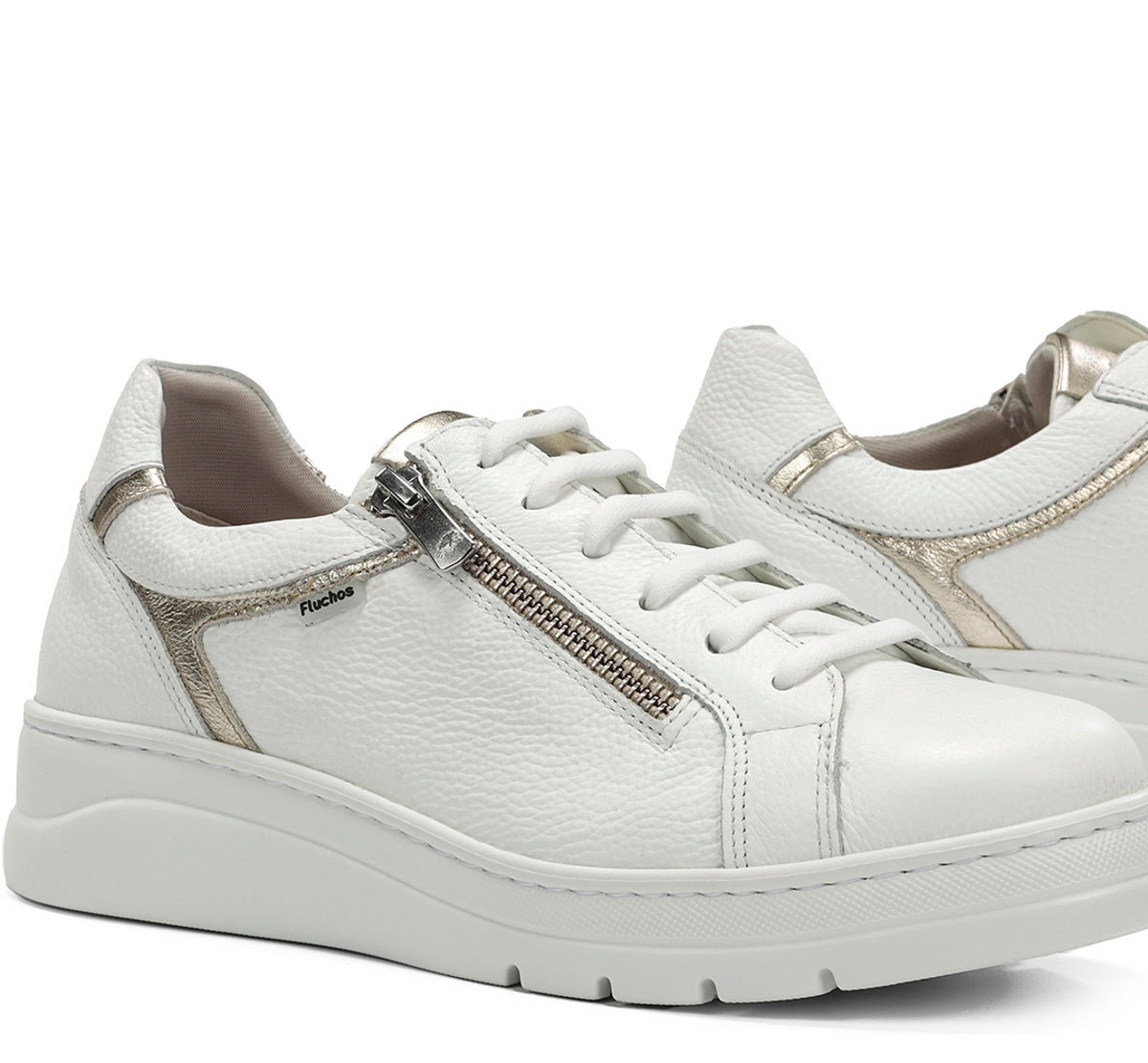 Fluchos Pompas F2204 baskets femme blanc légères