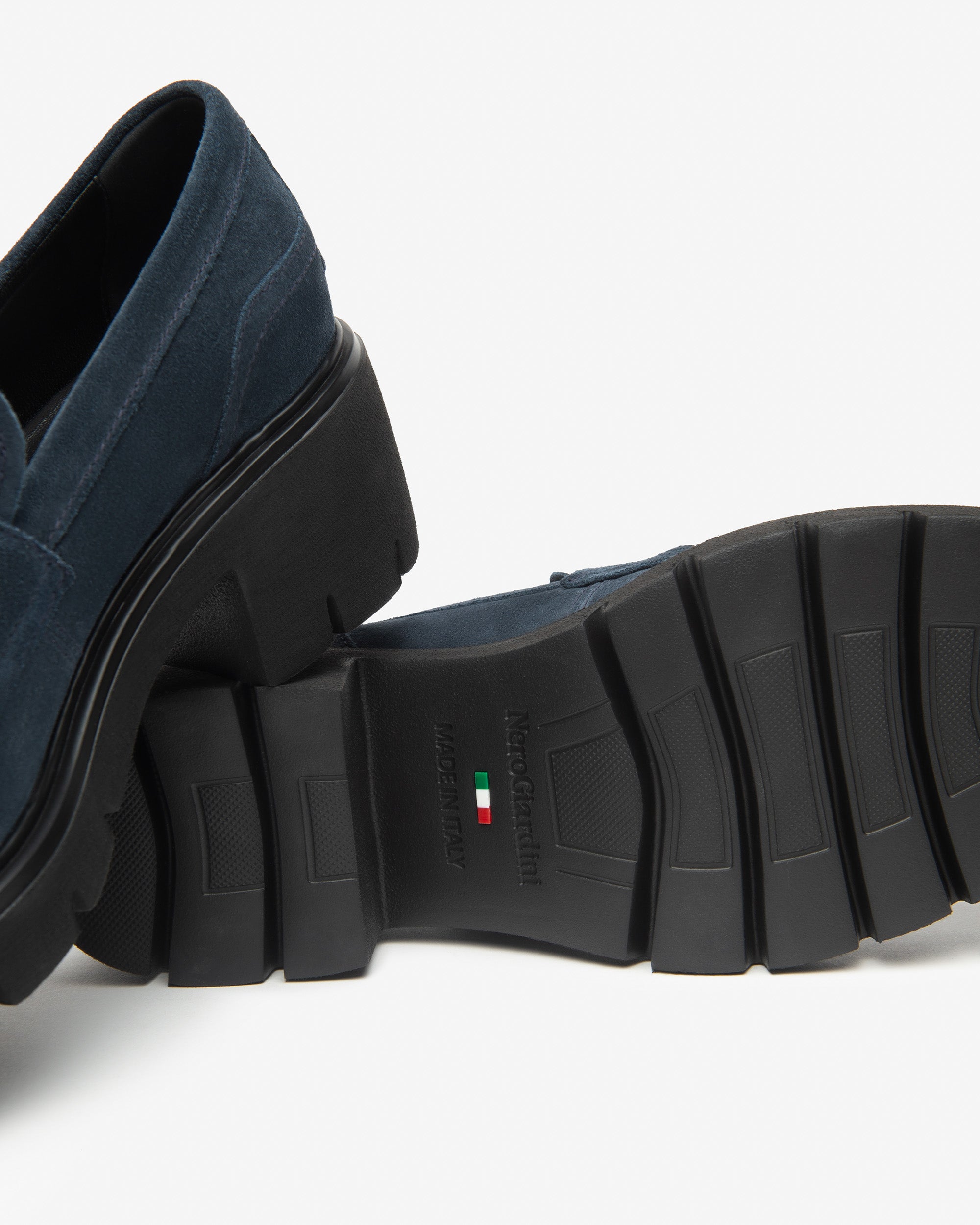 Nero Giardini Loafers Mocassins Daim Femme Talon 60mm