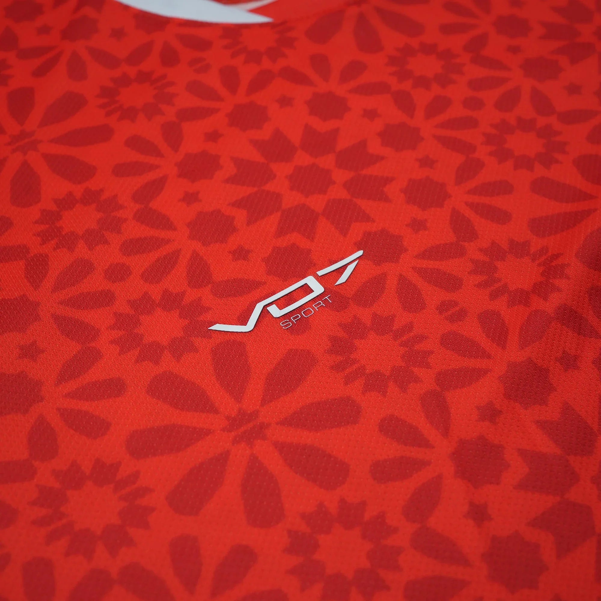 VO7 Tunisie Red maillot foot homme rouge supporter