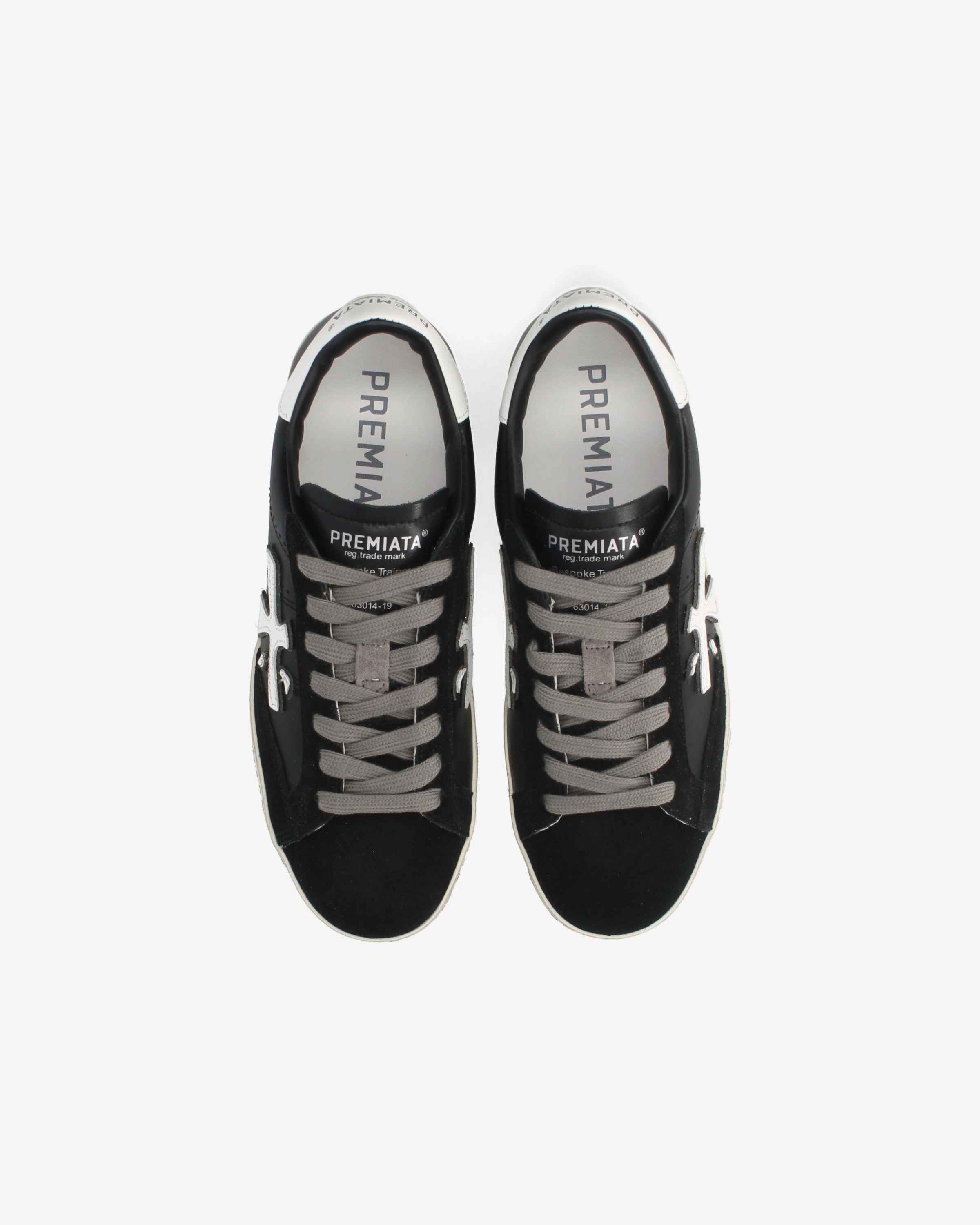 Premiata Steven 5439 baskets noir cuir homme