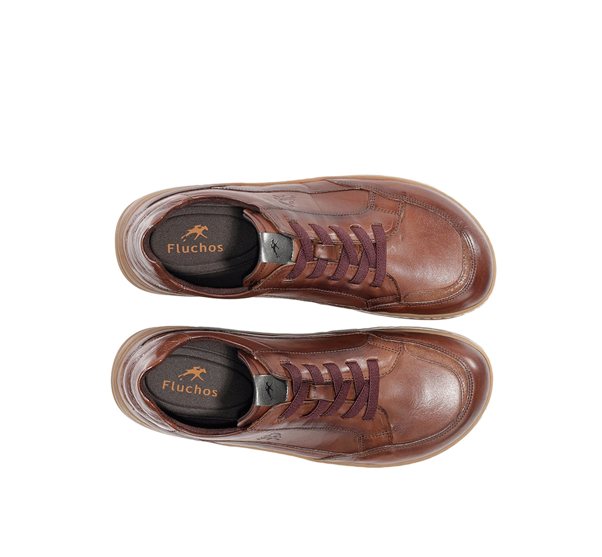 Fluchos Jungle F2552 baskets cuir marron femme