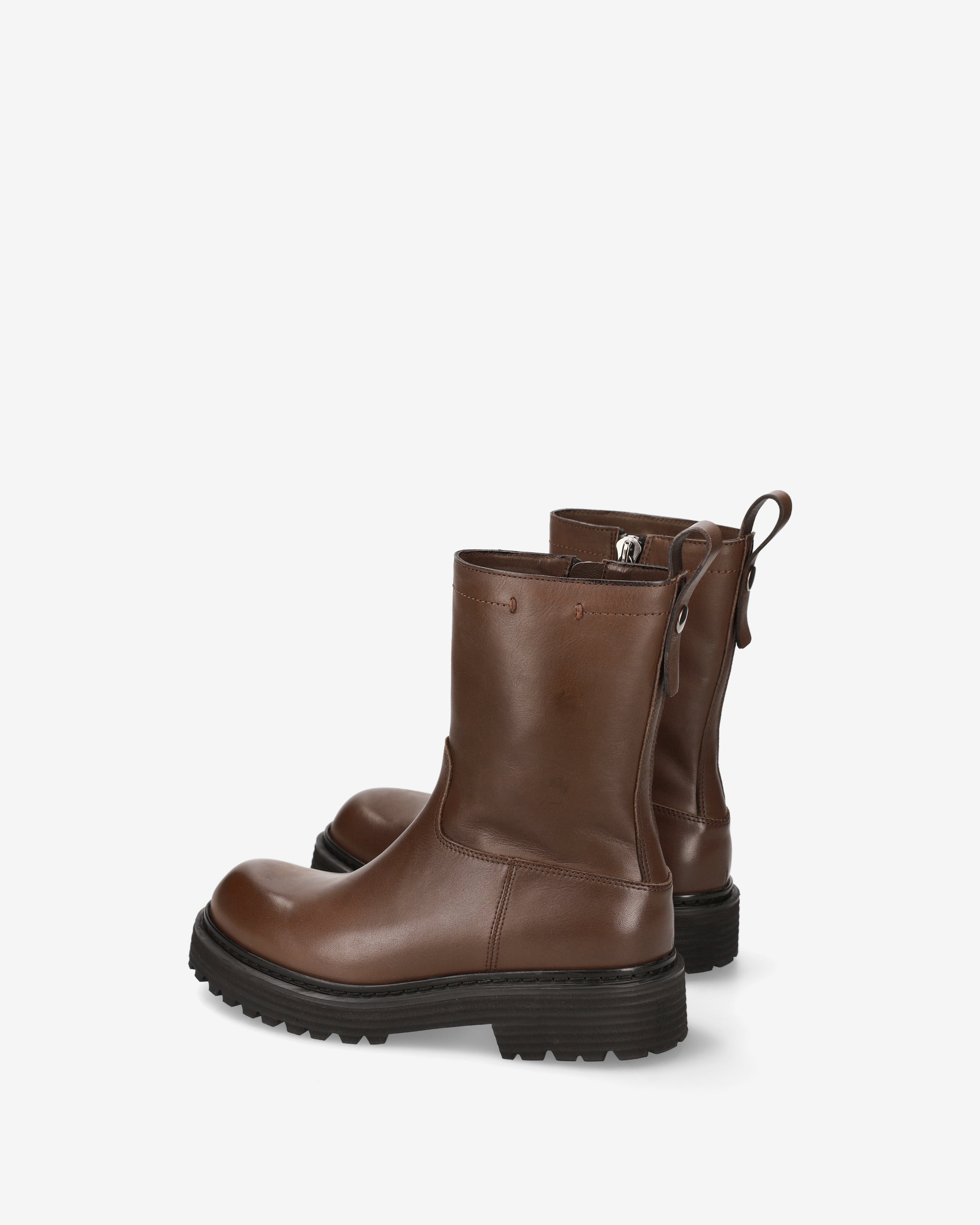 Premiata Boots cuir marron femme cheville Italie