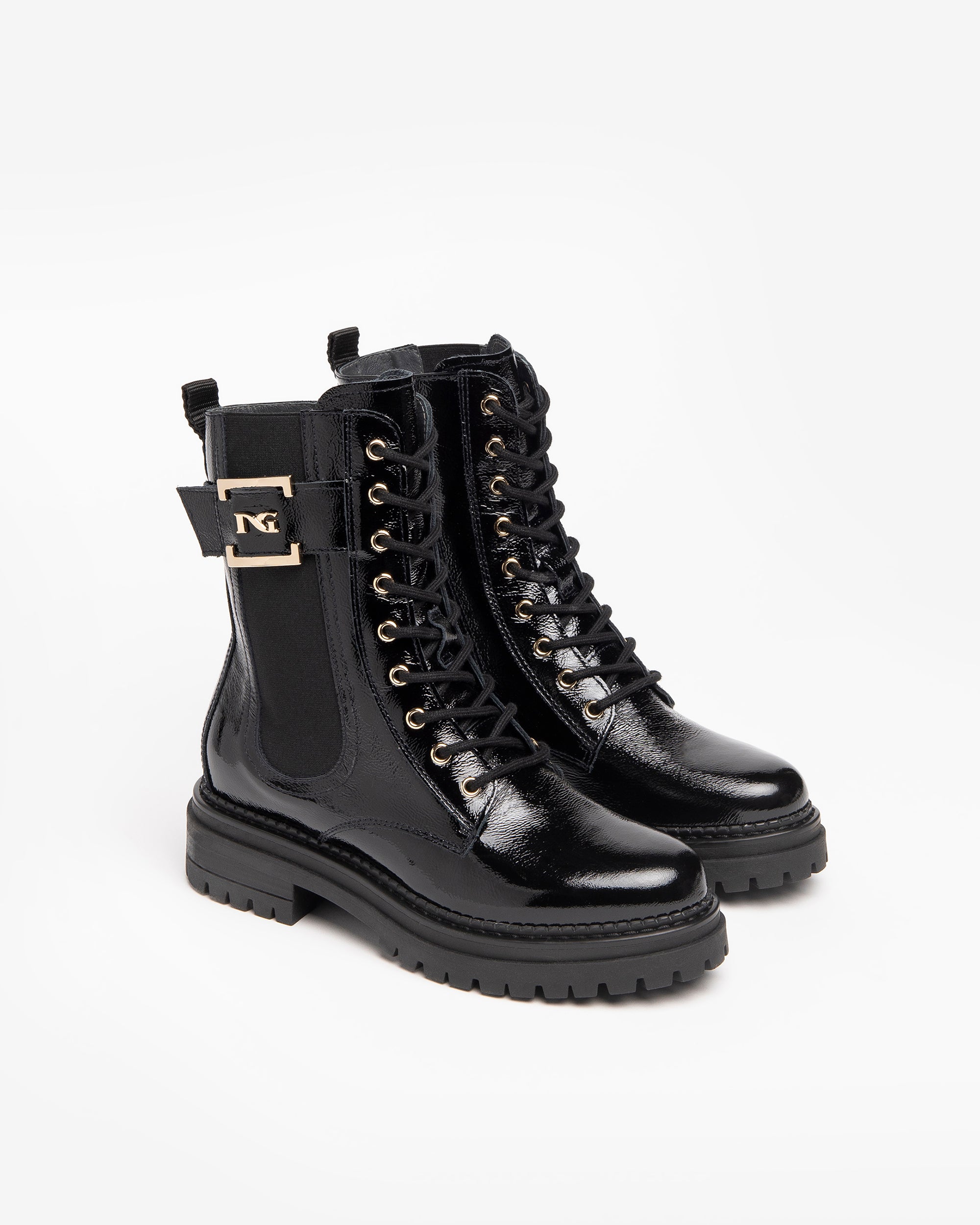 Nero Giardini Combat Boots boots vernies femme 38 hiver