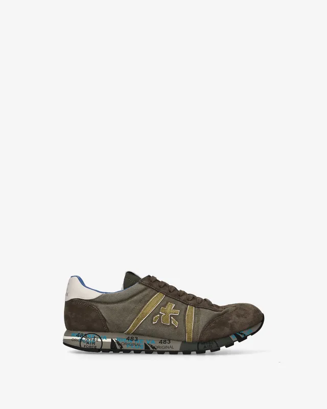 Premiata Lucy 8431 baskets taupe marron