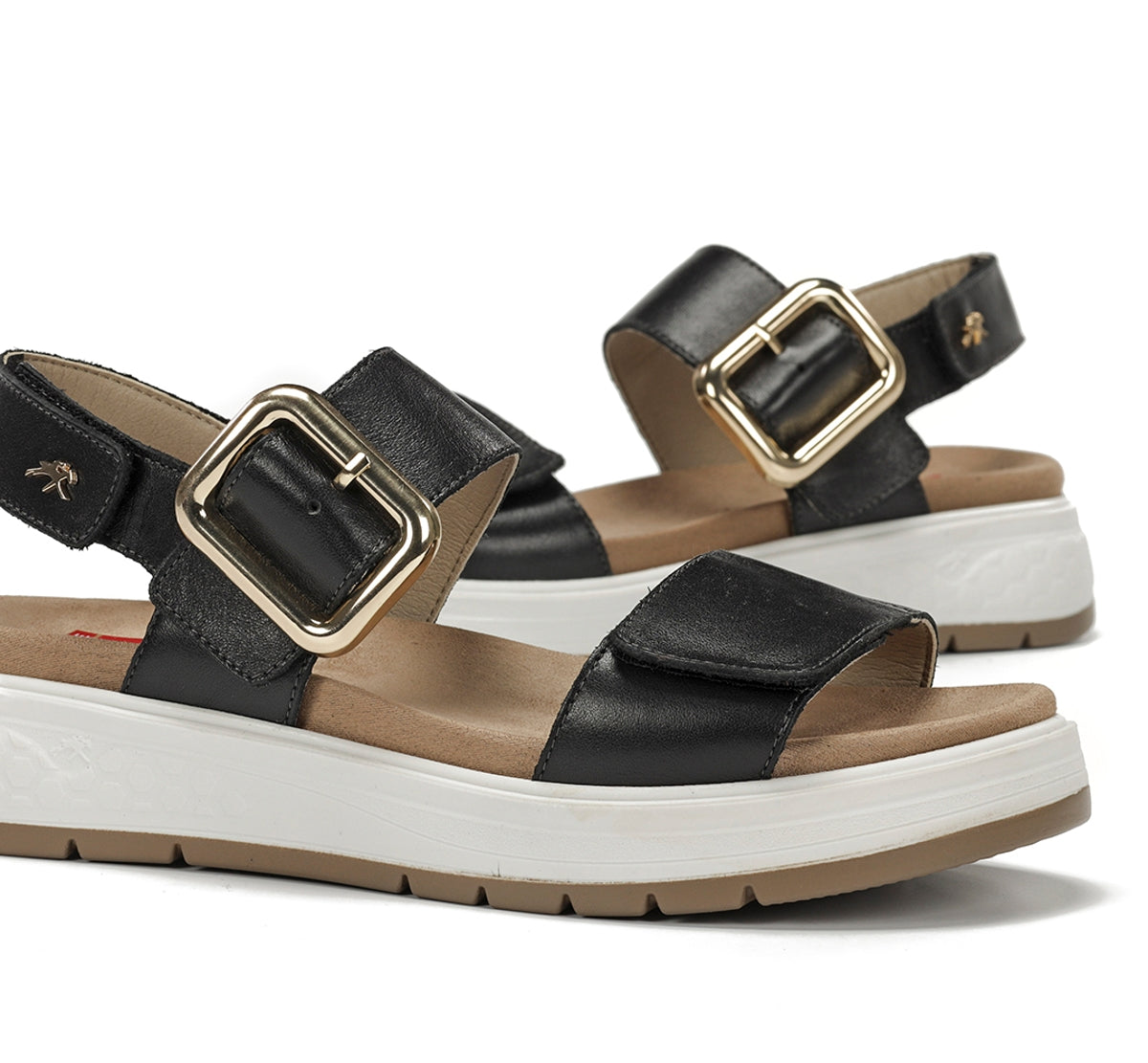 Fluchos Street F2166 sandales noires légères femme