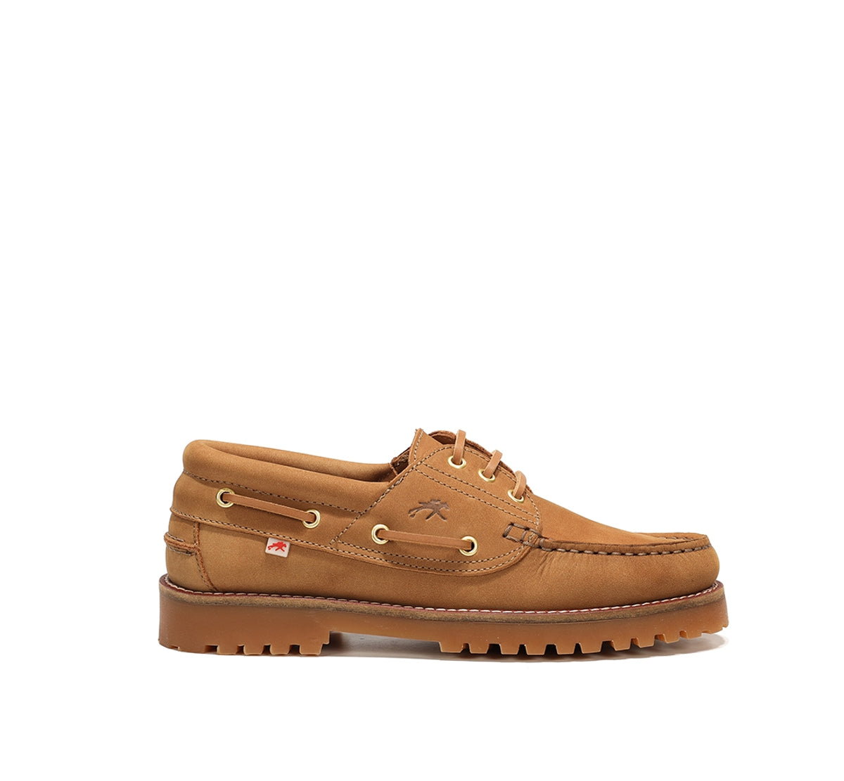 Fluchos Scott F0053 chaussures bateau femme marron