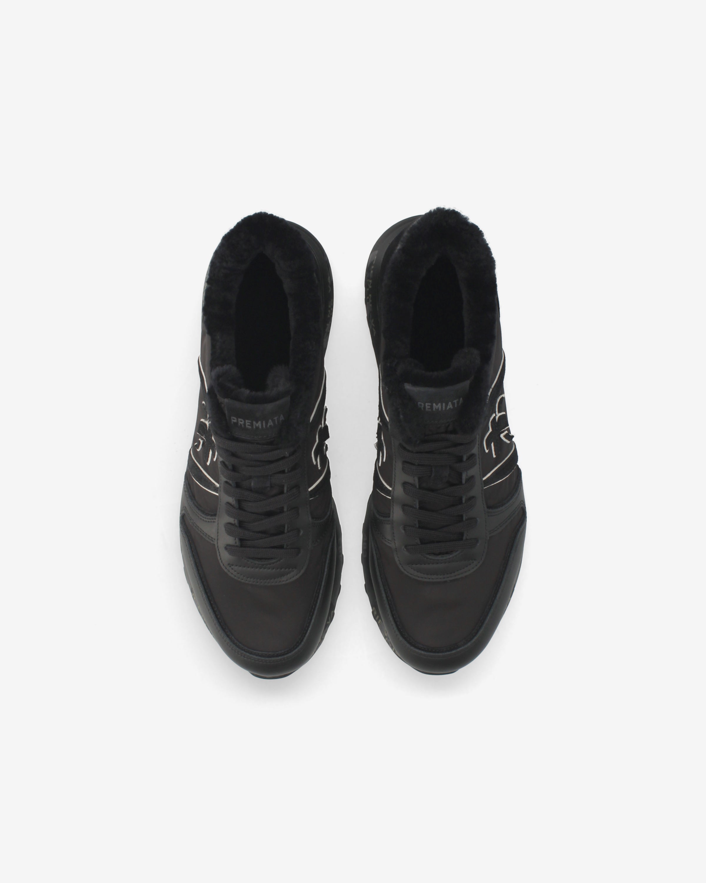 Premiata Lander 8655M sneakers cuir homme fourrure