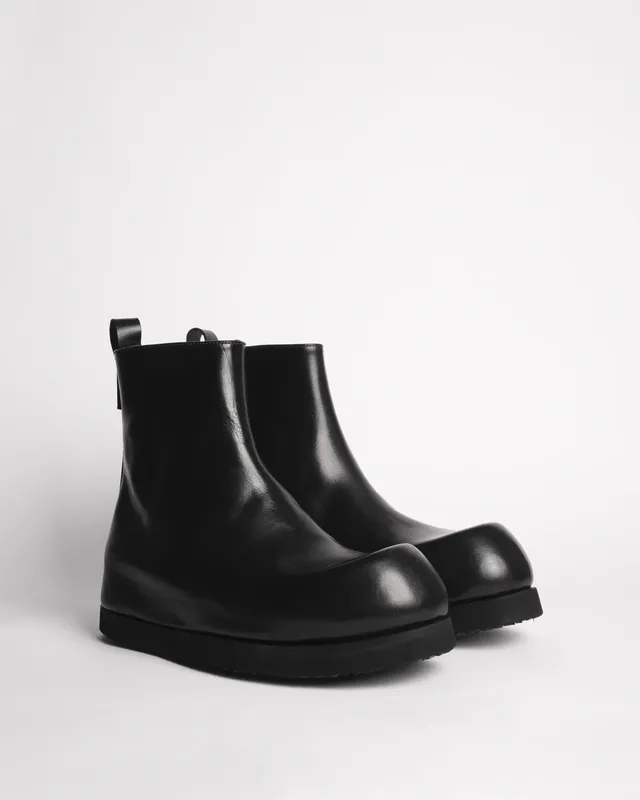 Premiata 022 boots cuir zip lateral homme