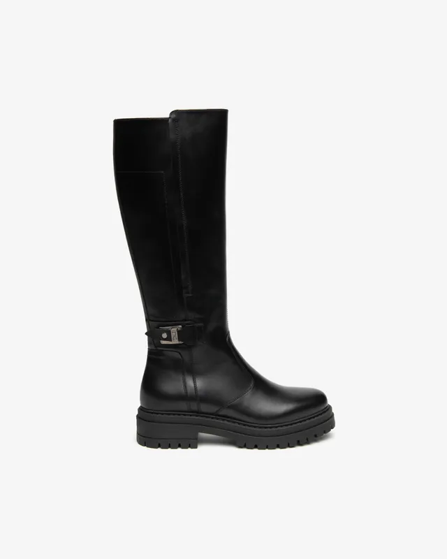 Nero Giardini Boots bottes cuir femme talon 40mm