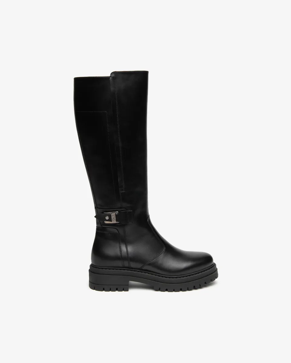 Nero Giardini Boots bottes cuir femme talon 40mm