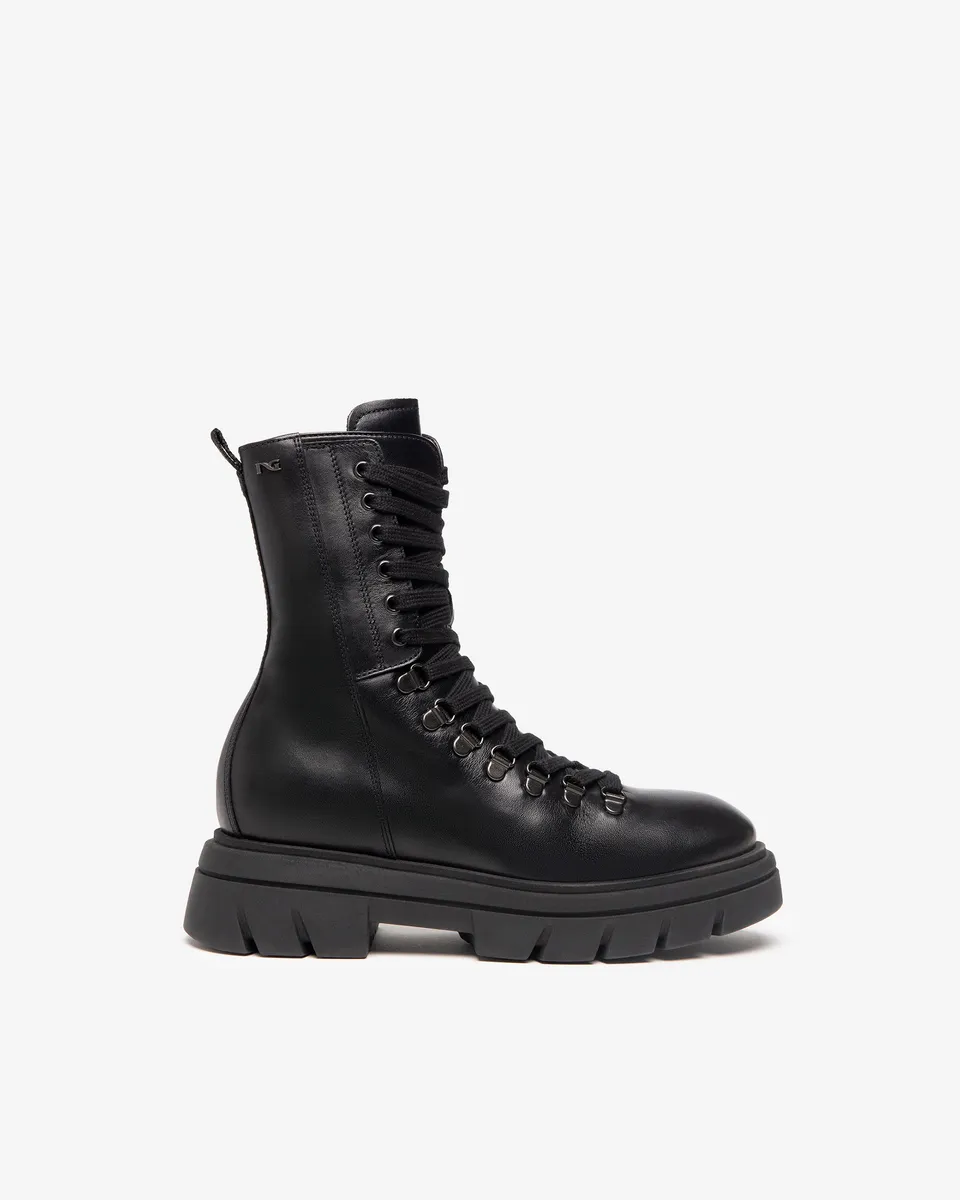 Nero Giardini Combat Boots bottines cuir femme