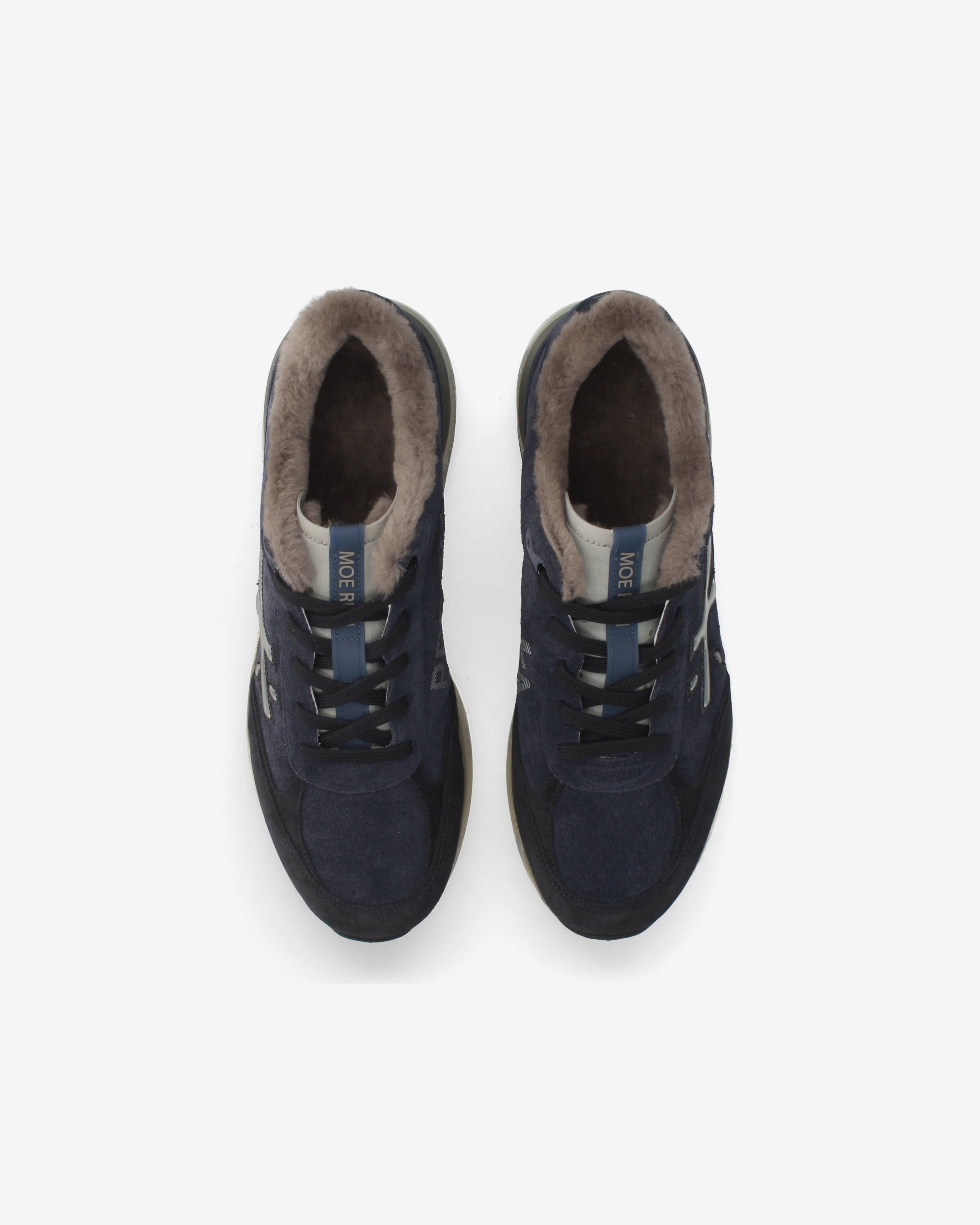 Premiata Moerun 7776M Sneakers Bleu Nuit Fourrée