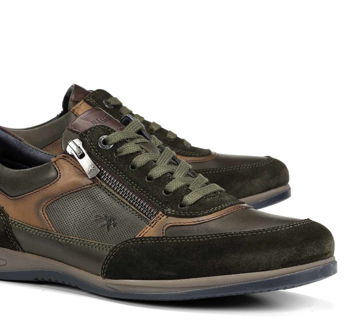 Fluchos Daniel F1288 baskets vertes homme marche