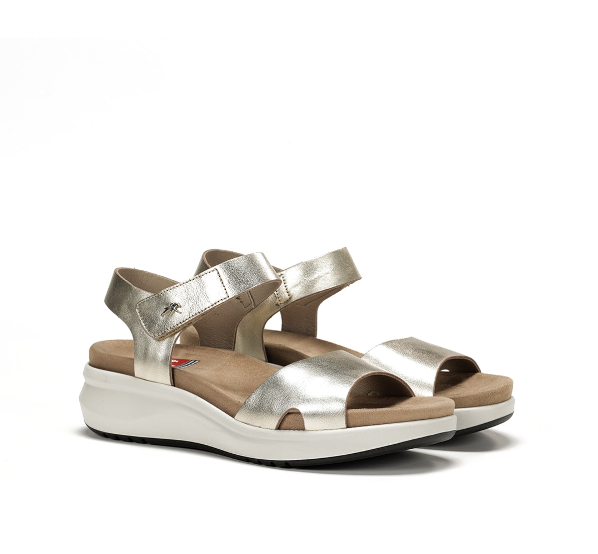 Fluchos Yagon F1475 sandale femme doree cuir