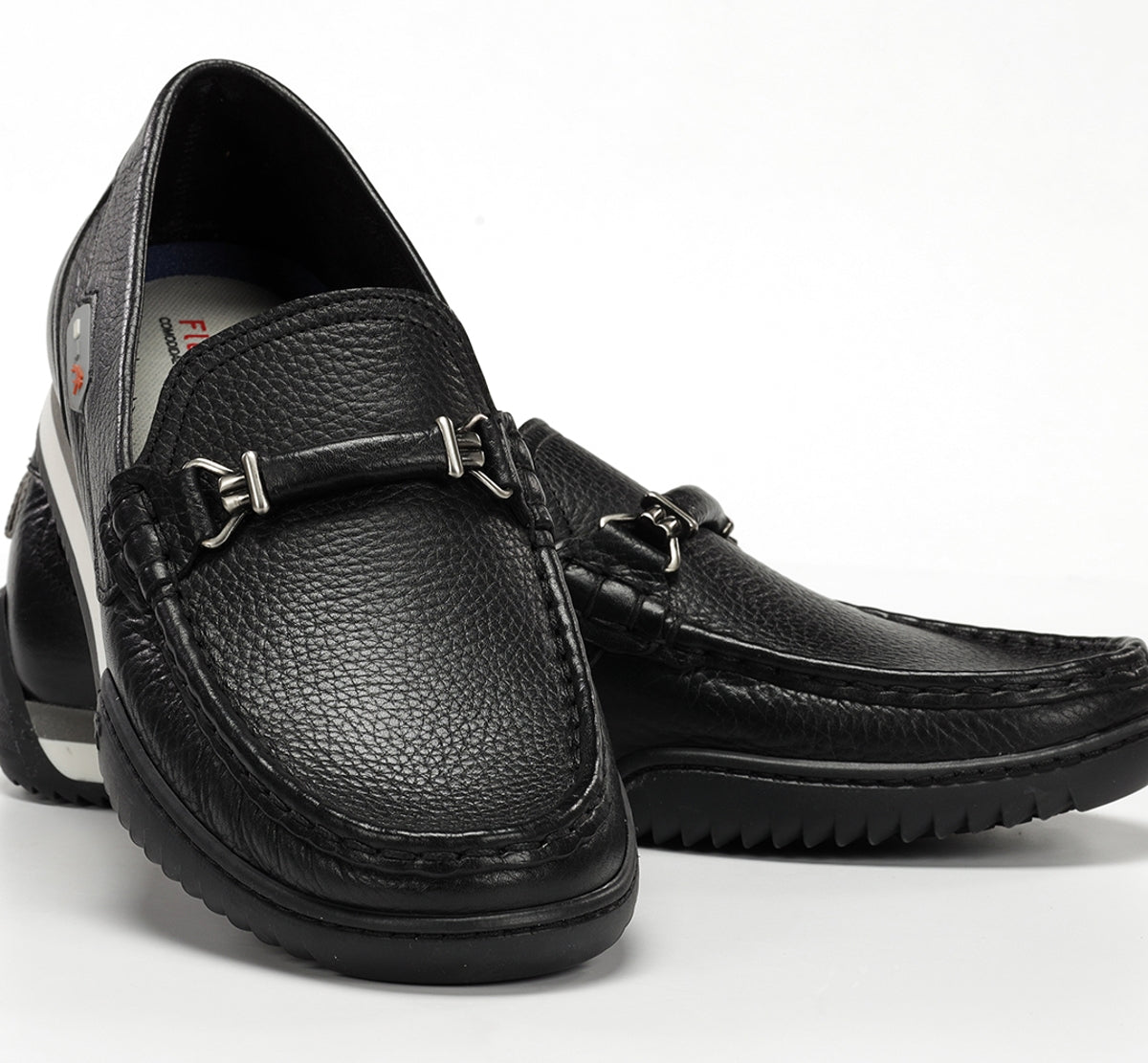 Fluchos Bruno F2433 mocassin homme noir cuir