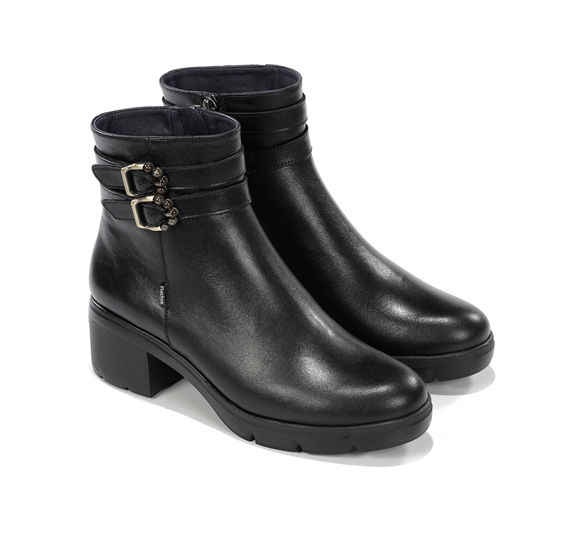 Fluchos Fugaz F2516 bottine noire femme à talon