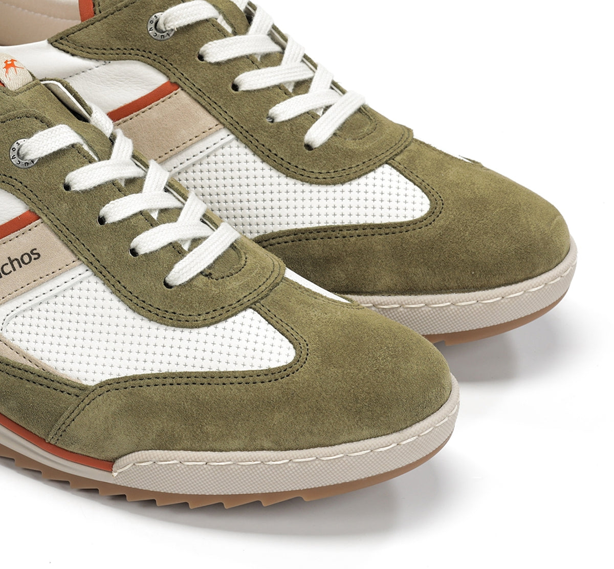 Fluchos Elder F2184 baskets vert homme cuir confort