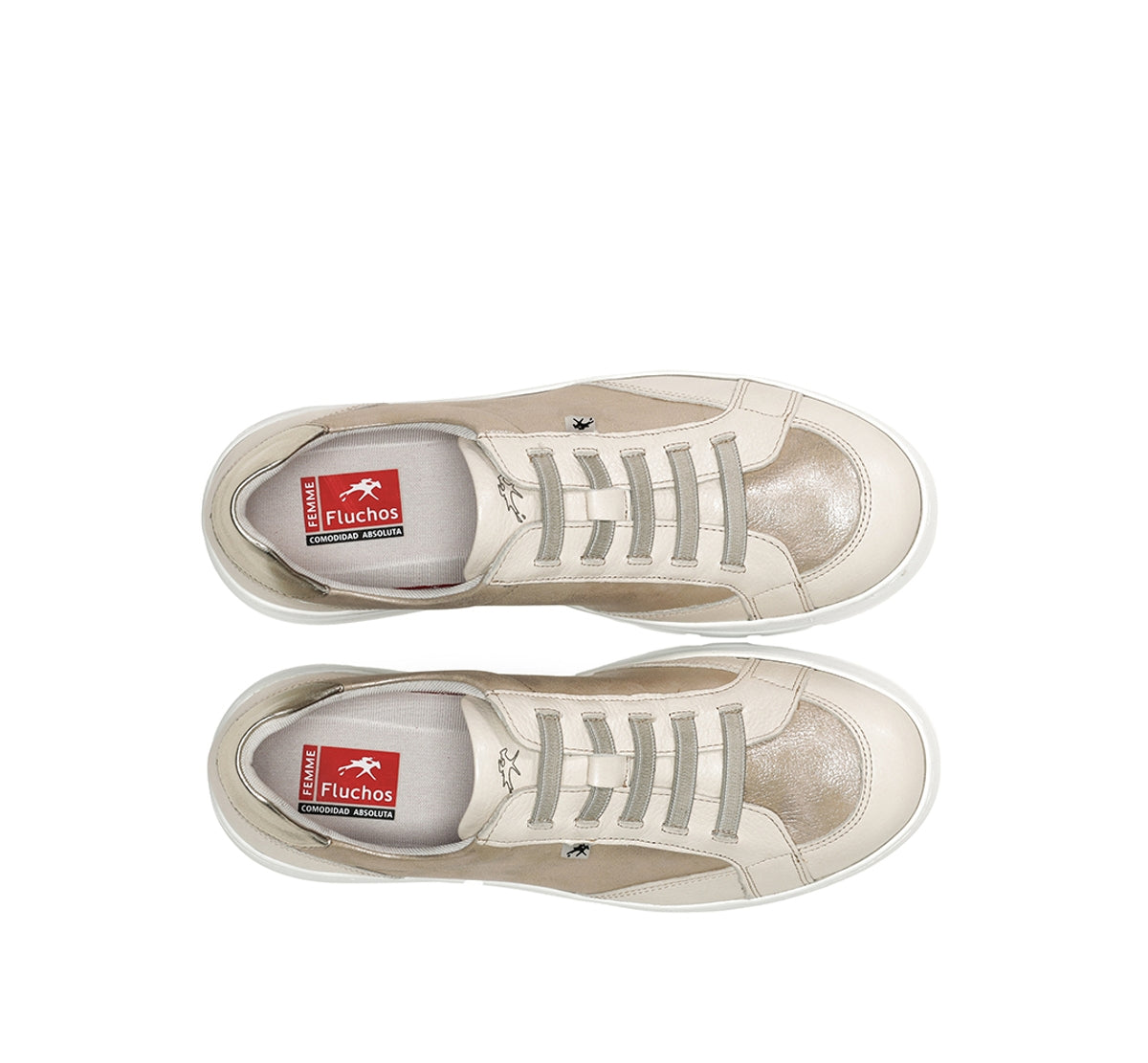 Fluchos Pompas F1918 baskets femme taupe confort