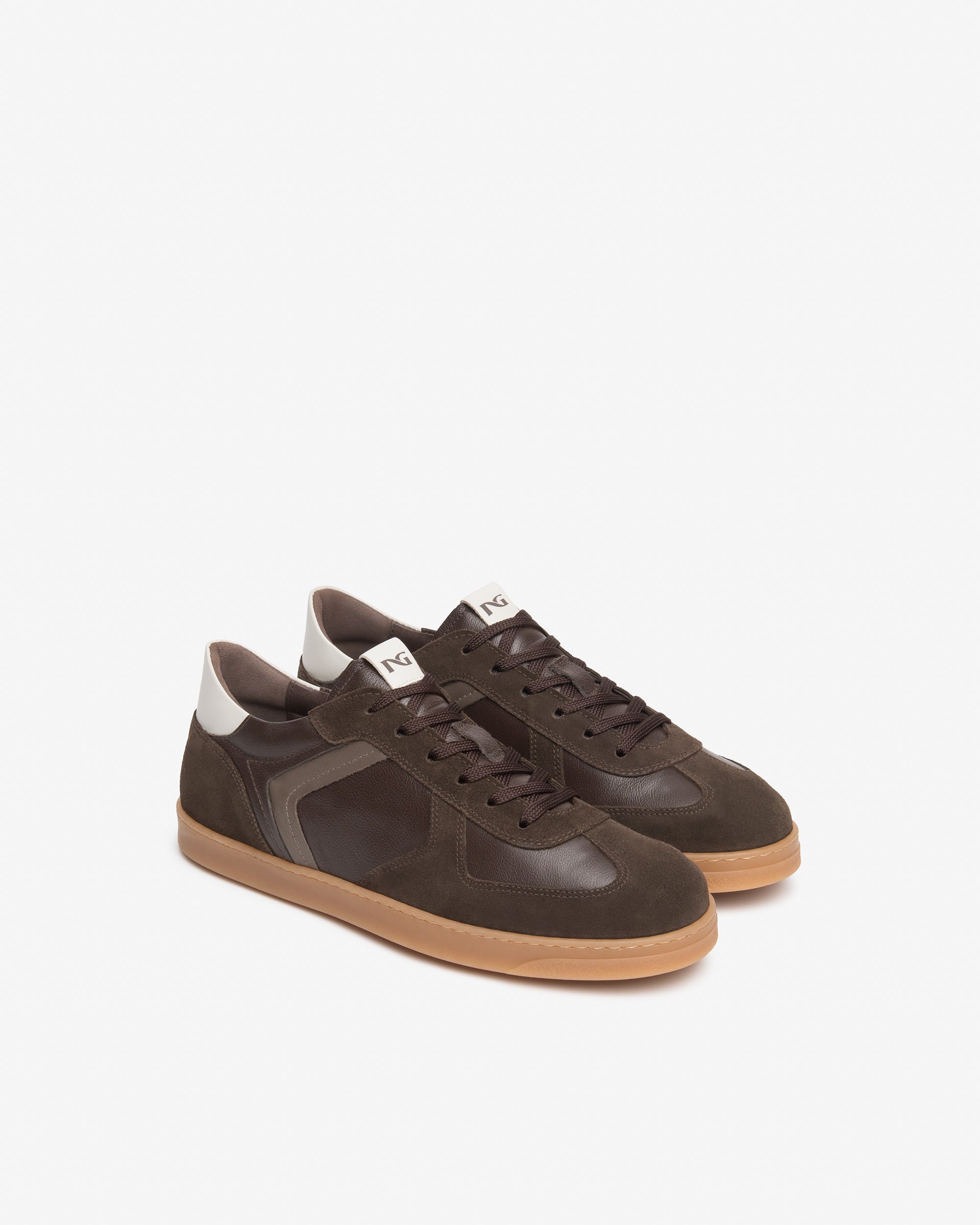 Nero Giardini Sneakers baskets homme cuir daim