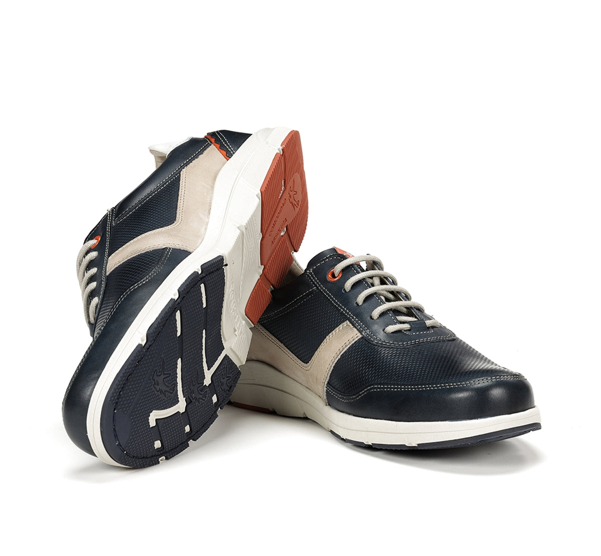 Fluchos Kai F1991 baskets bleu homme cuir léger