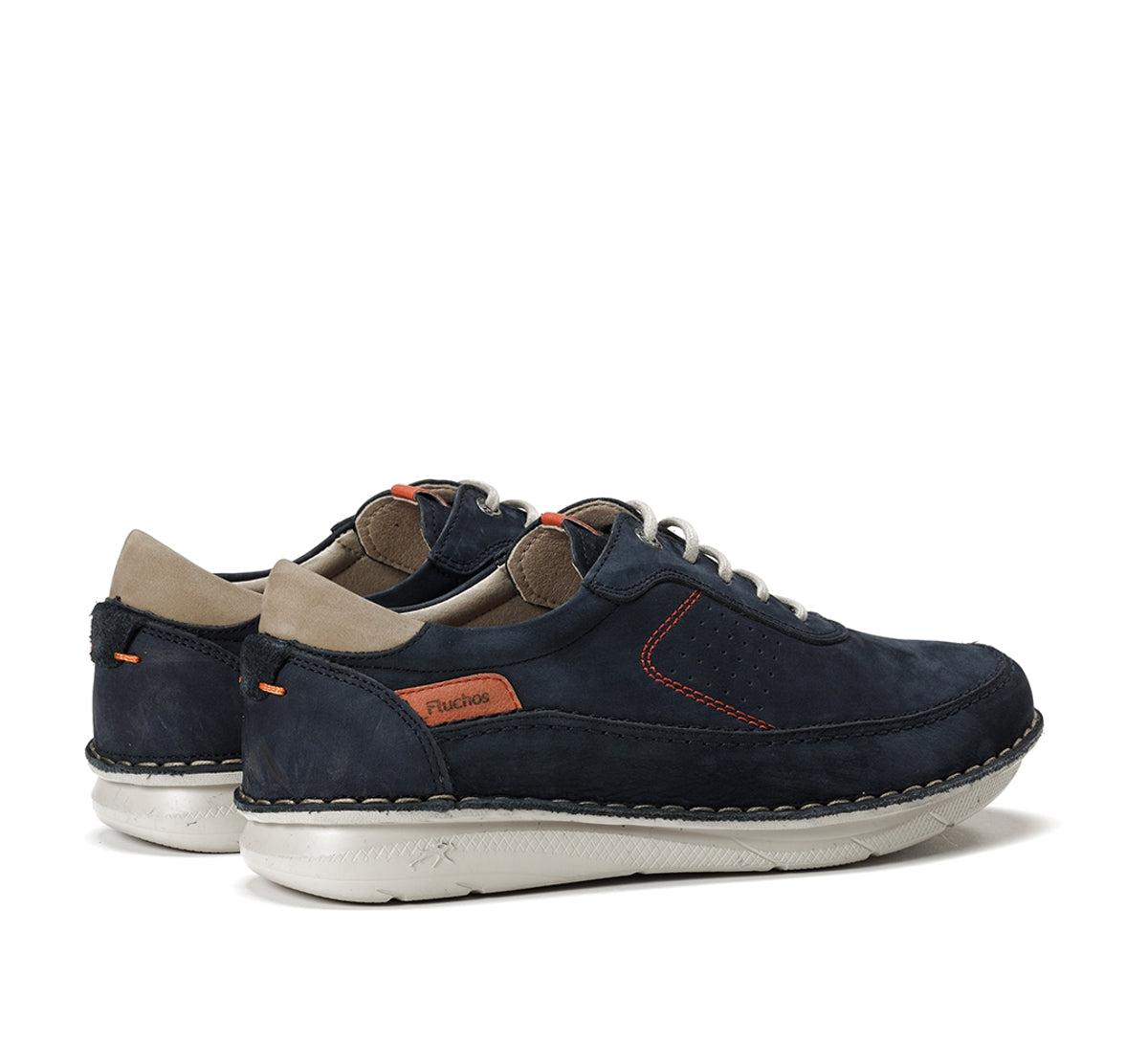 Fluchos Parker F2004 baskets bleu homme forme large