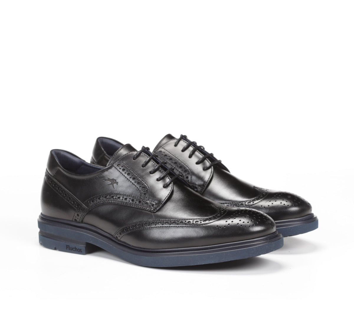 Fluchos Belgas F0628 chaussure homme noire cuir