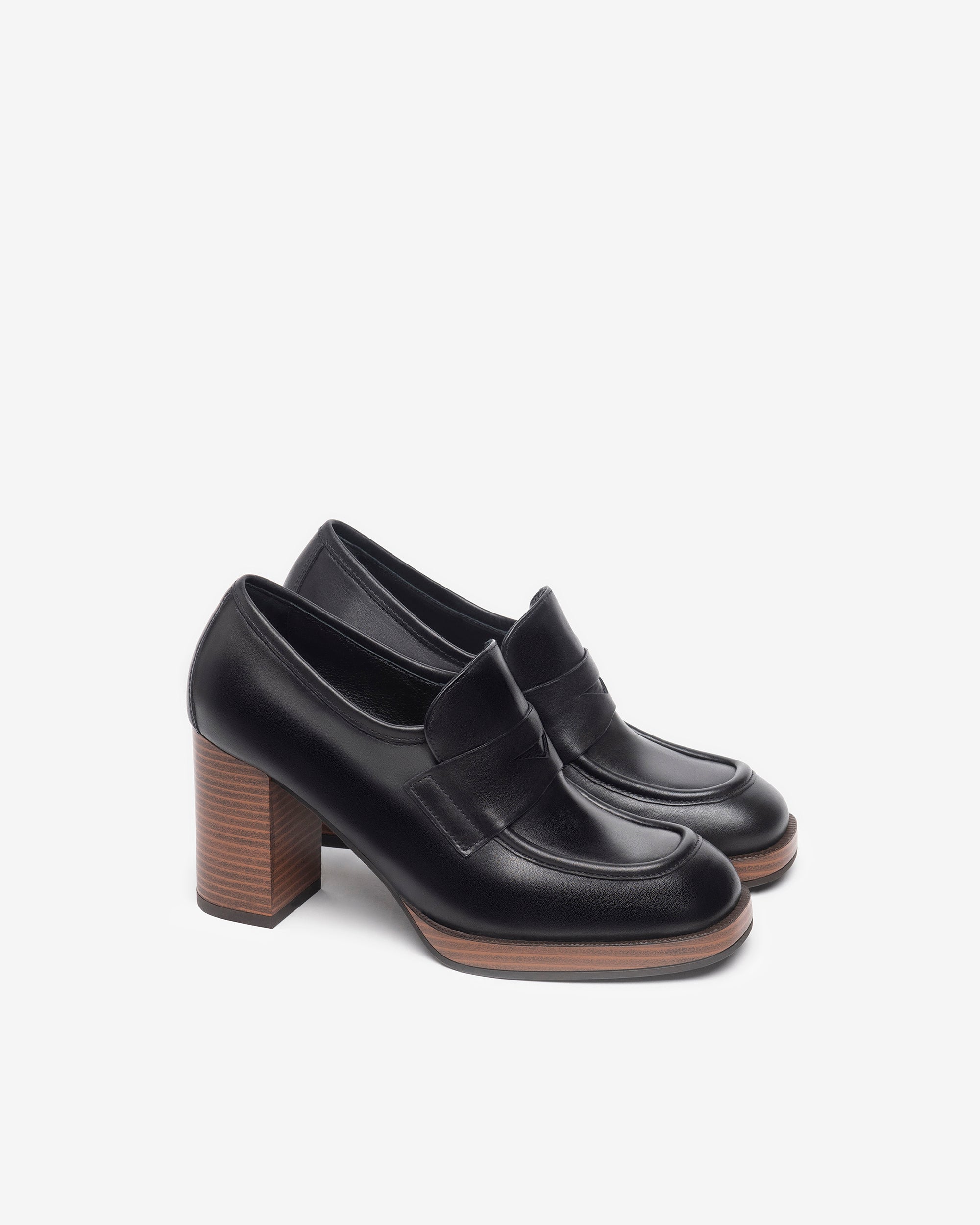 Nero Giardini Loafers mocassins cuir femme hiver
