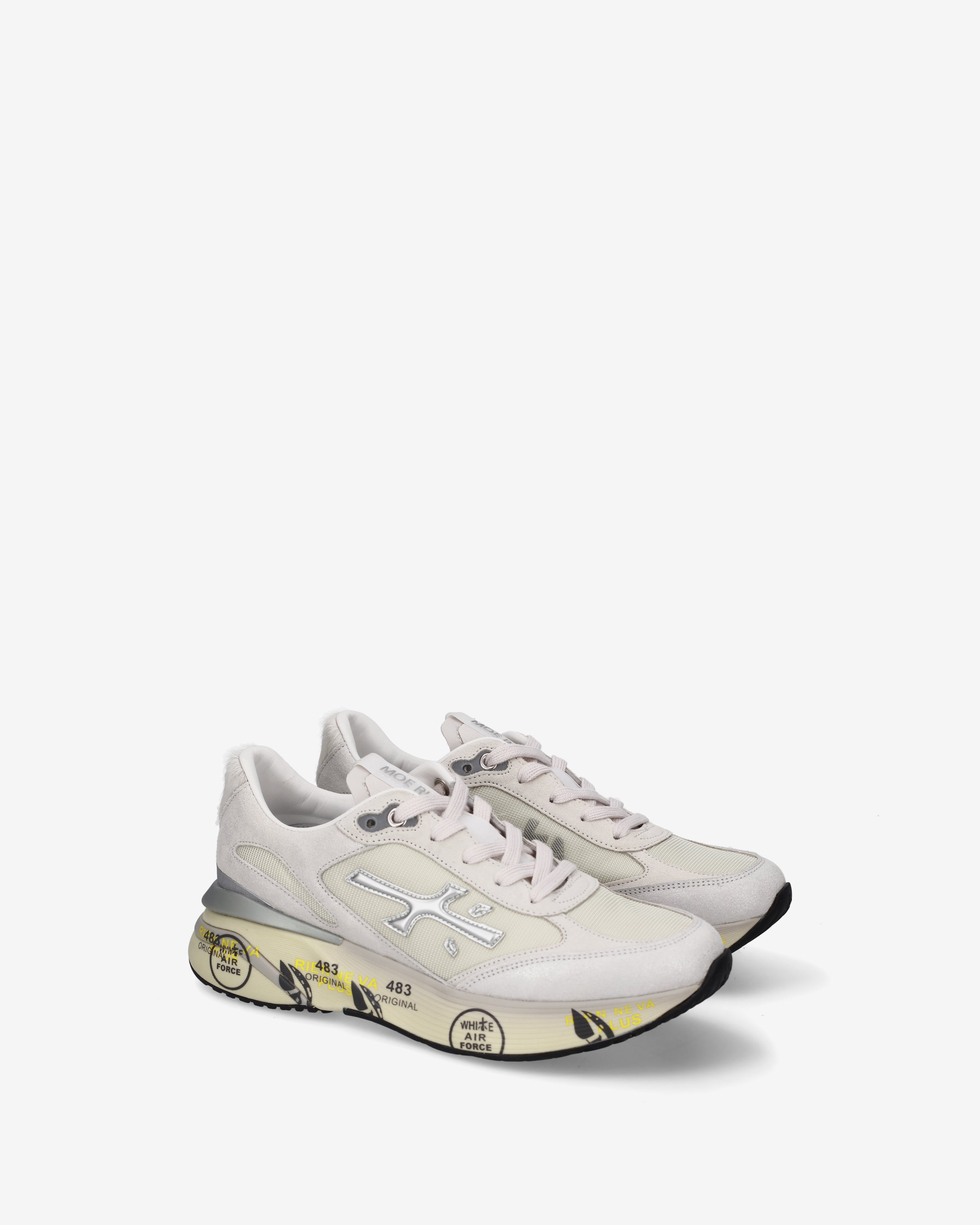 Premiata Moerund 8564 sneakers ivoire femme daim