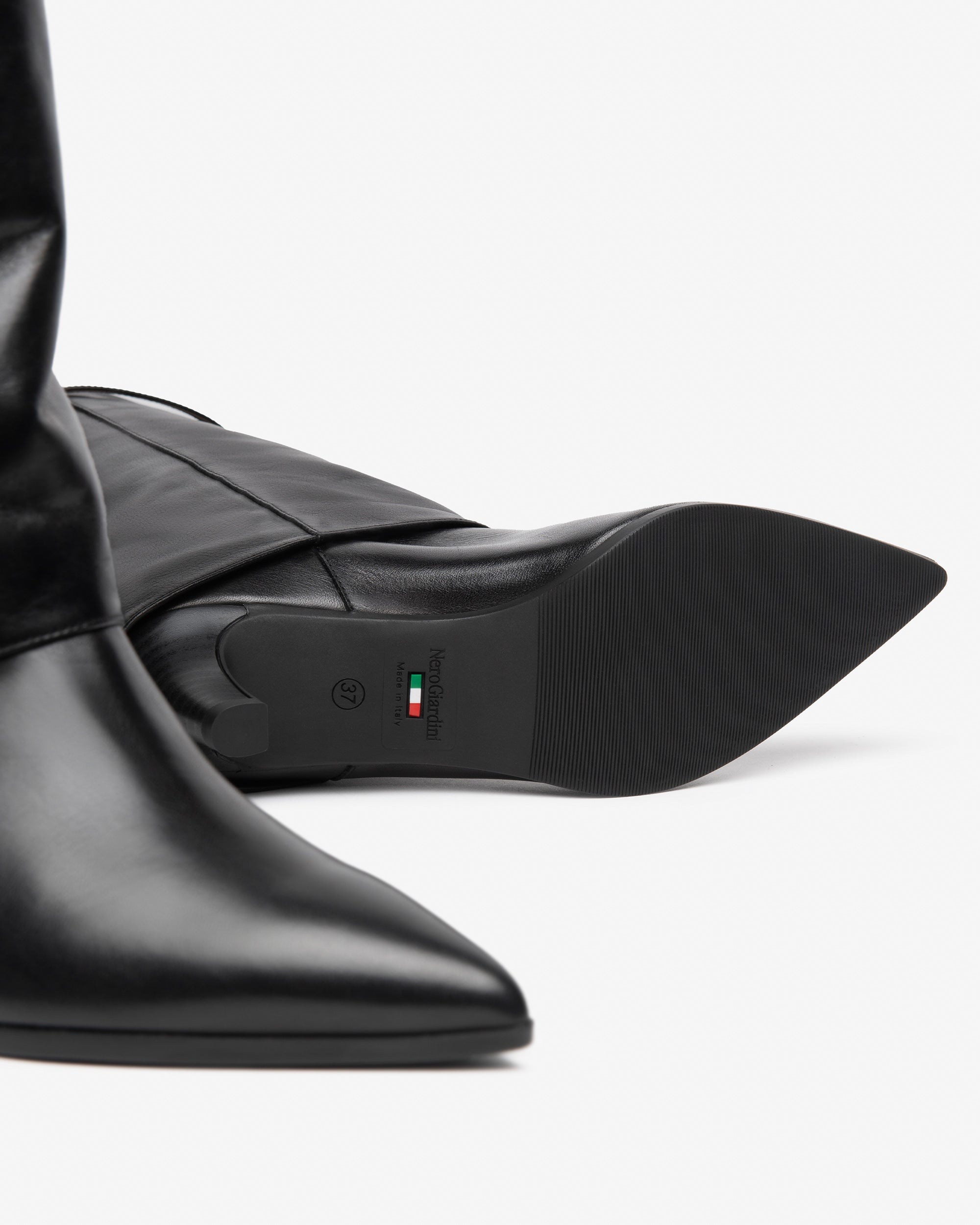 Nero Giardini Boots bottes cuir femme talon 55 mm 38