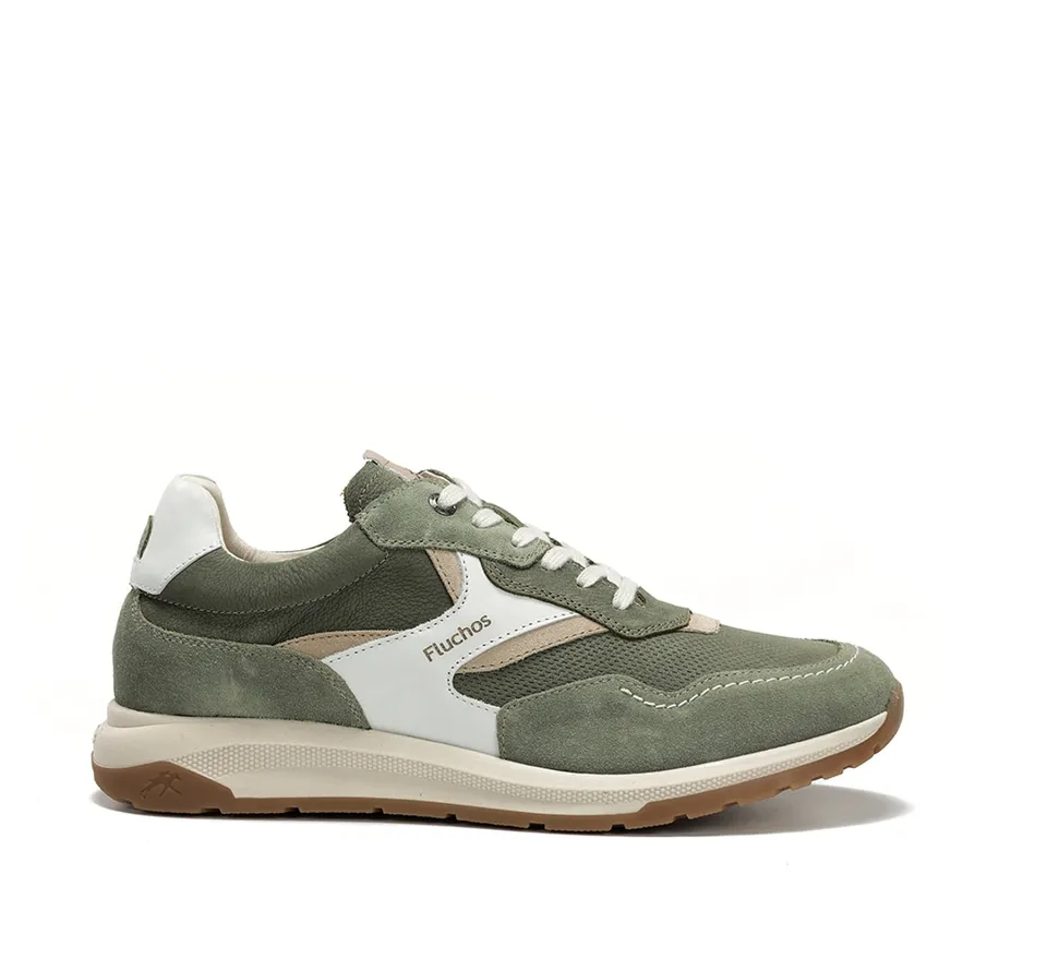 Fluchos Karter F2404 baskets vert léger homme