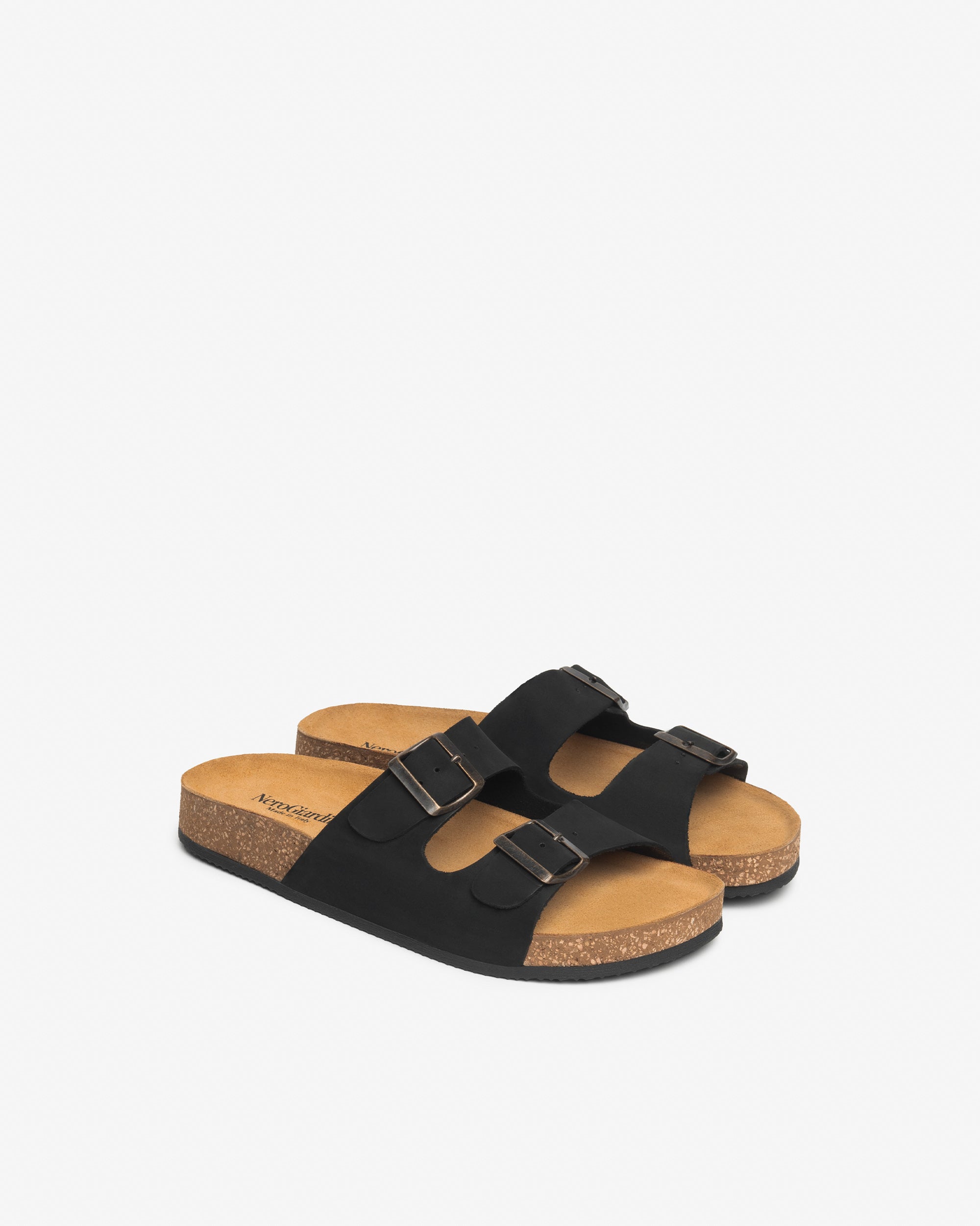 Nero Giardini Slippers pantoufles cuir homme 42