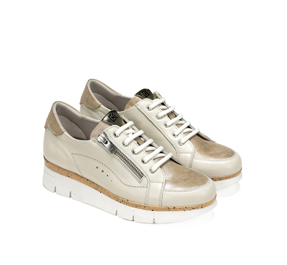 Dorking by Fluchos India D9301 baskets femme taupe cuir
