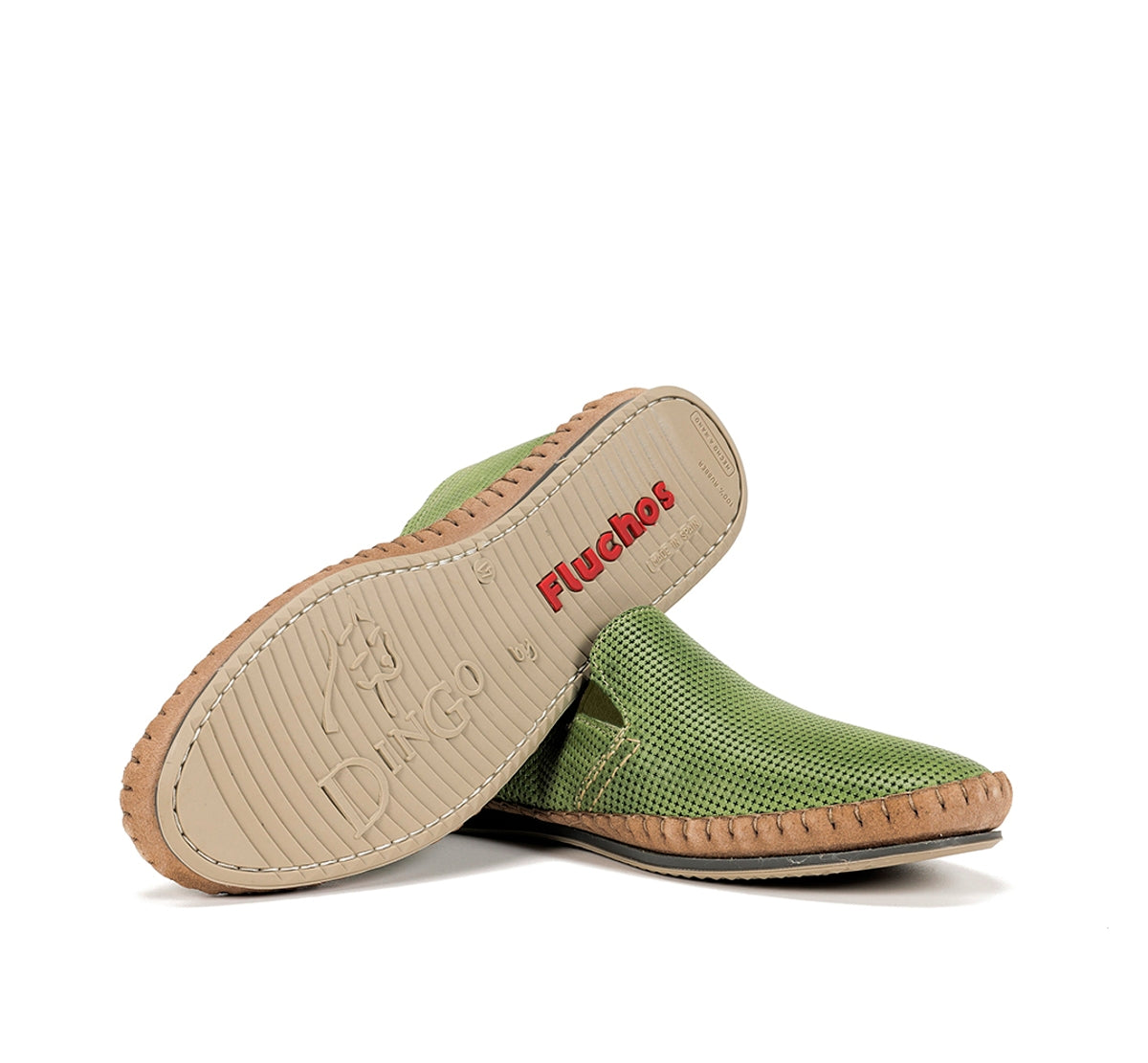 Fluchos Slip On Bahamas 8674 mocassins vert homme cuir
