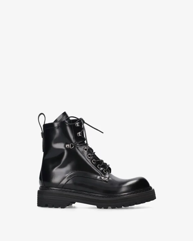Premiata Anfibio bottines cuir noir plateforme pointure 35-41,5