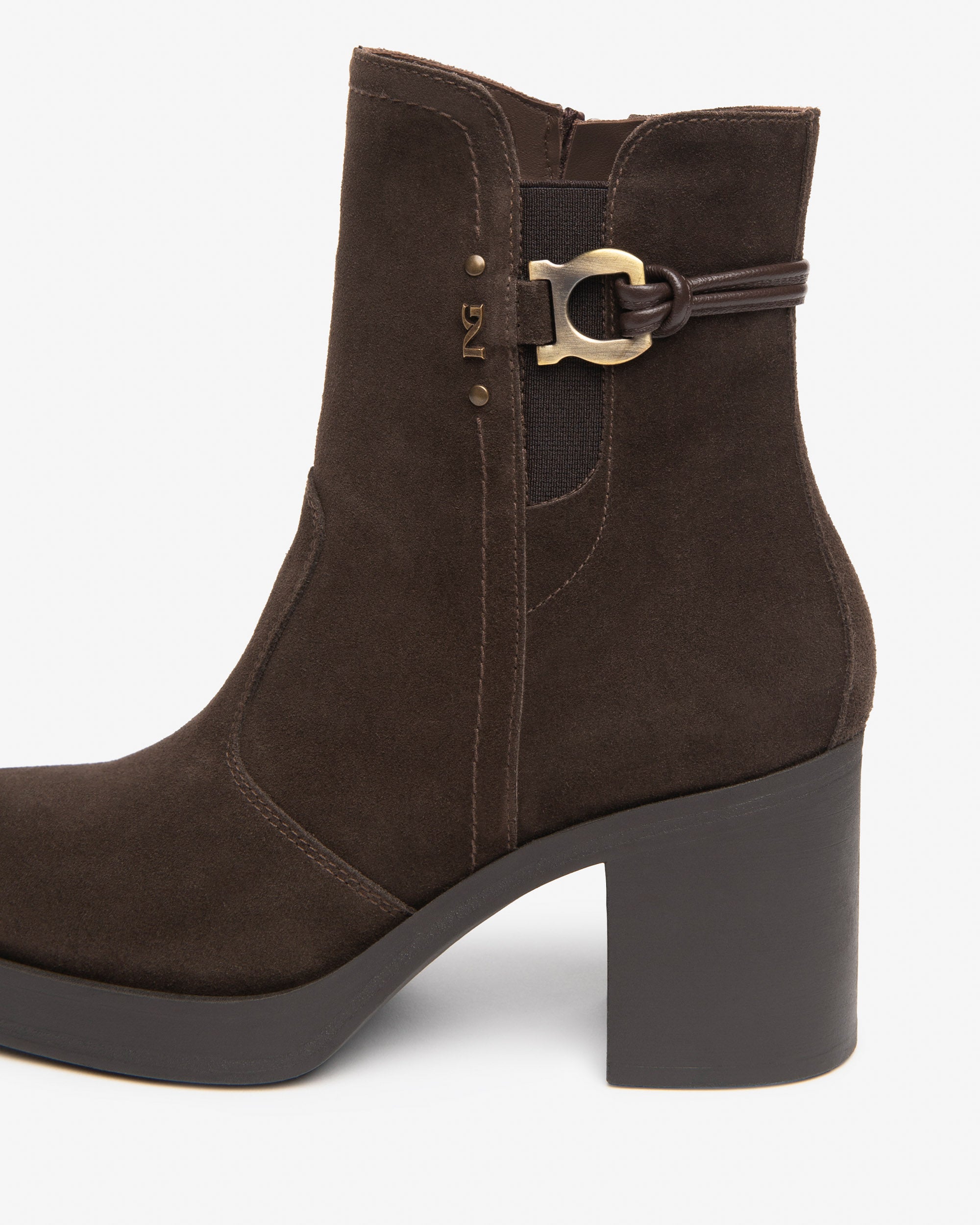 Nero Giardini Ankle Boots bottines daim femme talon 7,5 cm