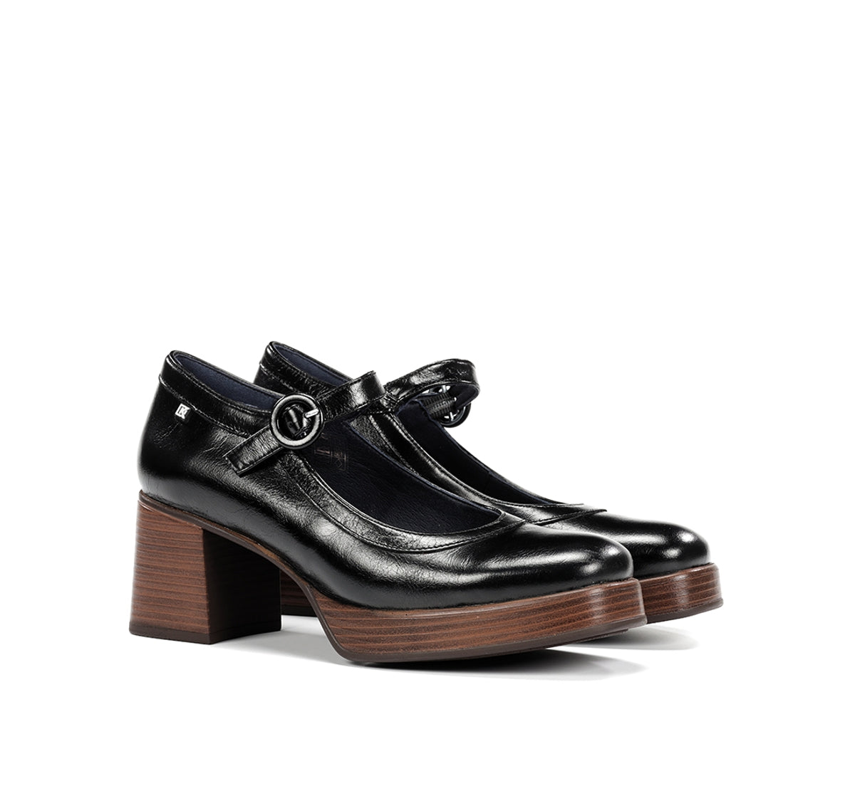 Dorking Cristel D9154 chaussure femme noir plateforme