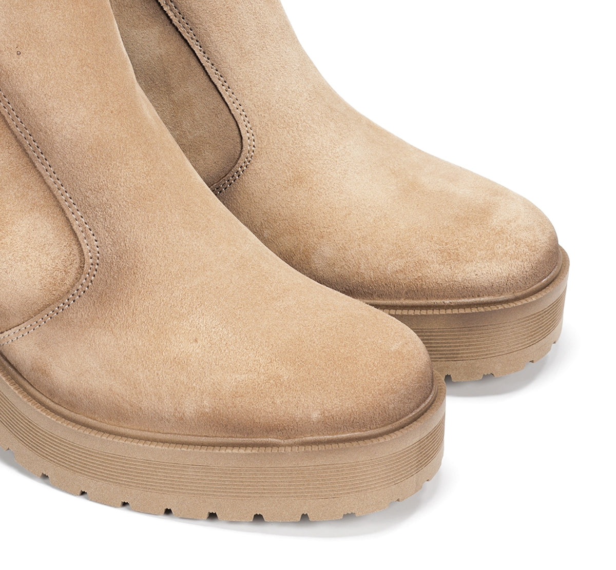 Dorking Sarah D9353 bottines femme taupe plateforme
