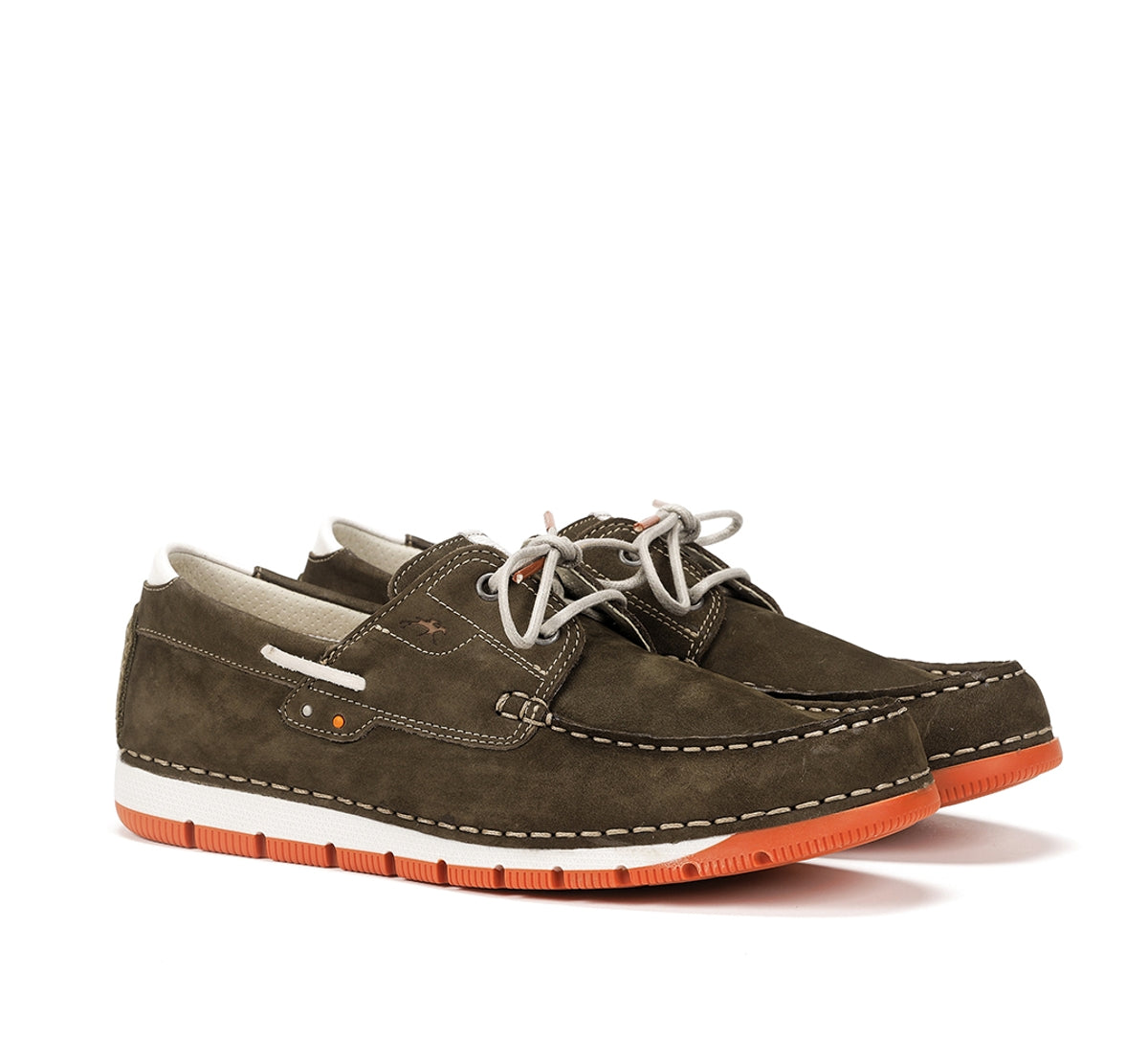 Fluchos Náuticos Andrey F1448 chaussures bateau vertes cuir