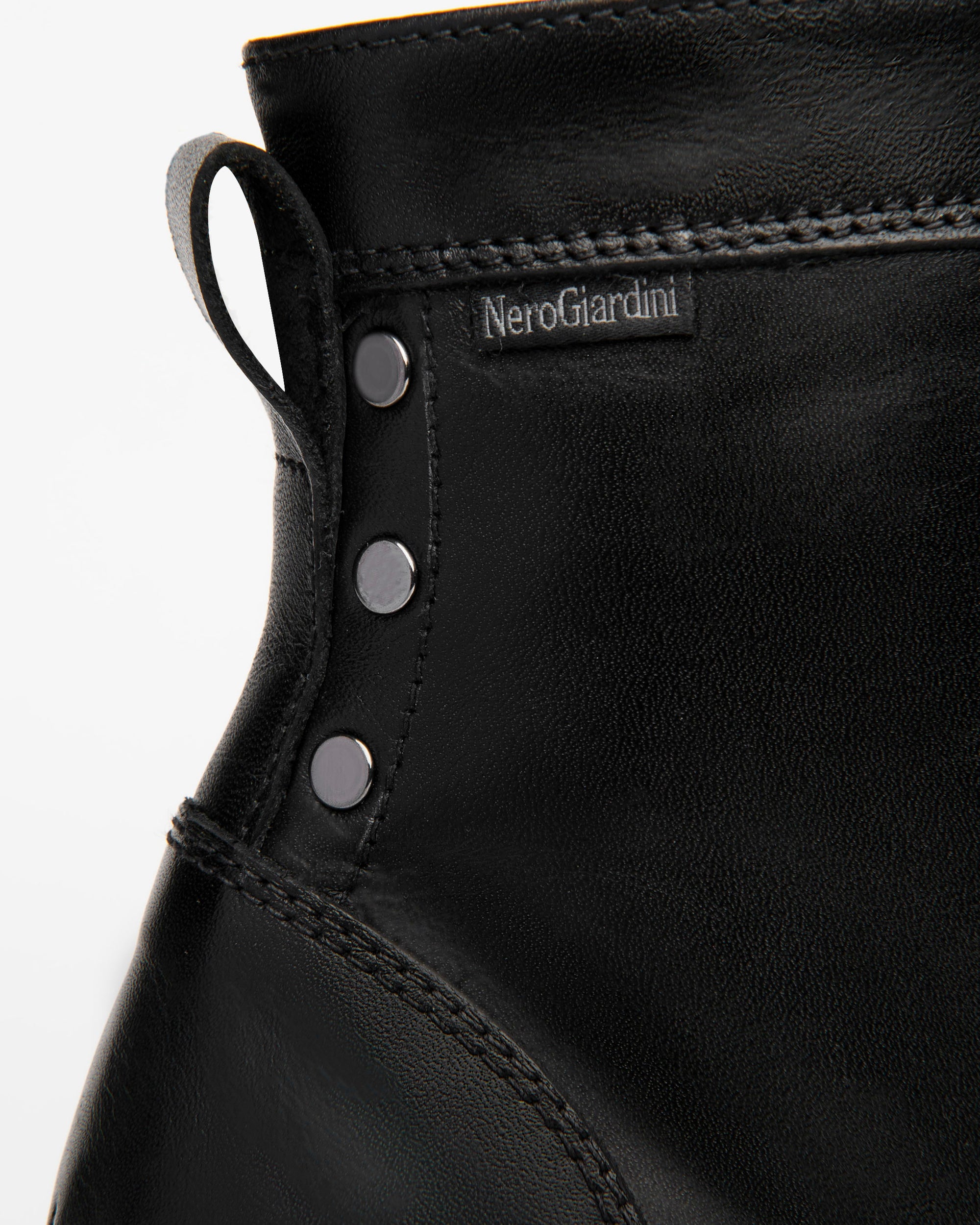 Nero Giardini Combat Boots Rangers Femme Cuir Noir 38