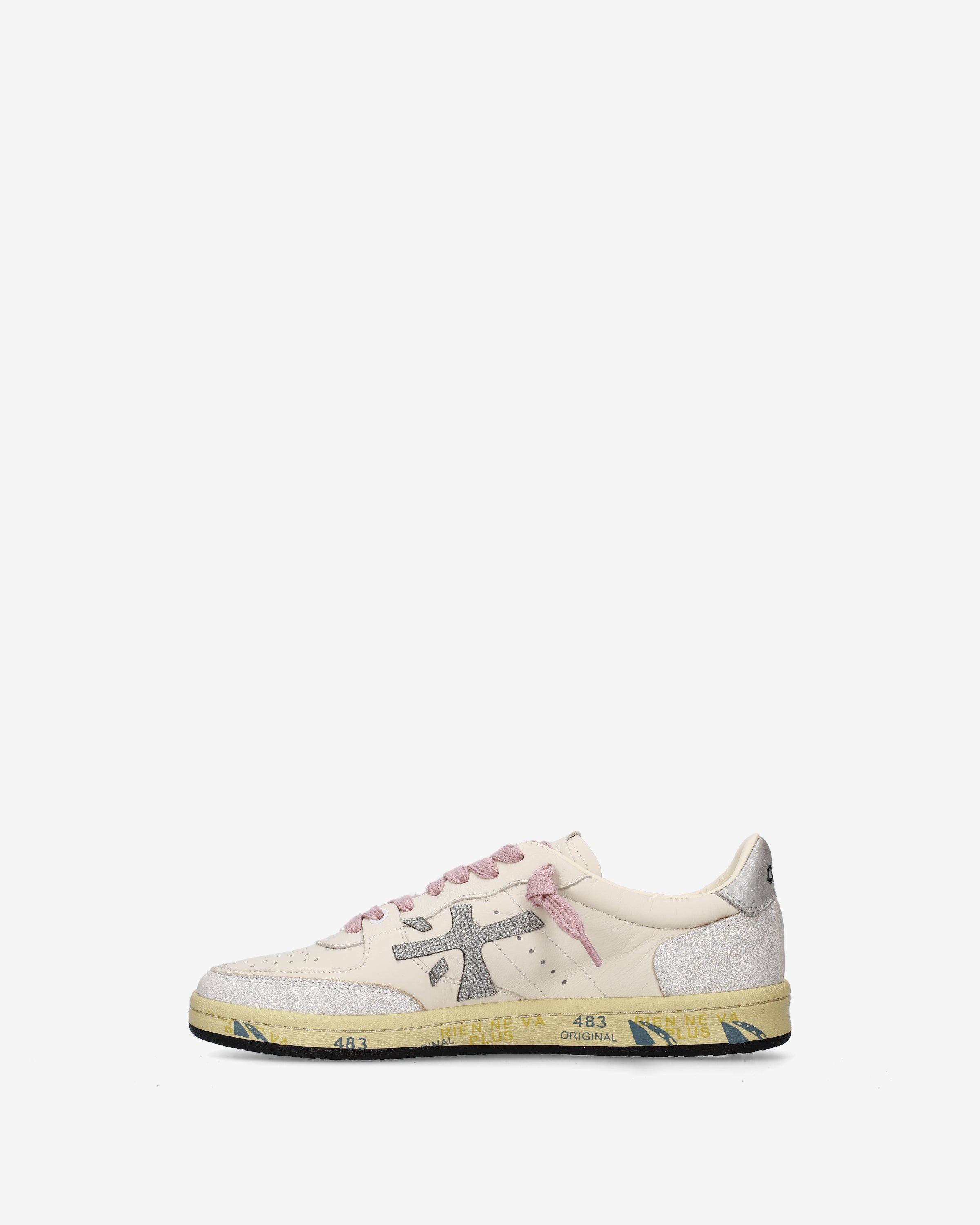 Premiata Bskt Clayd 8467 baskets femme blanc cuir