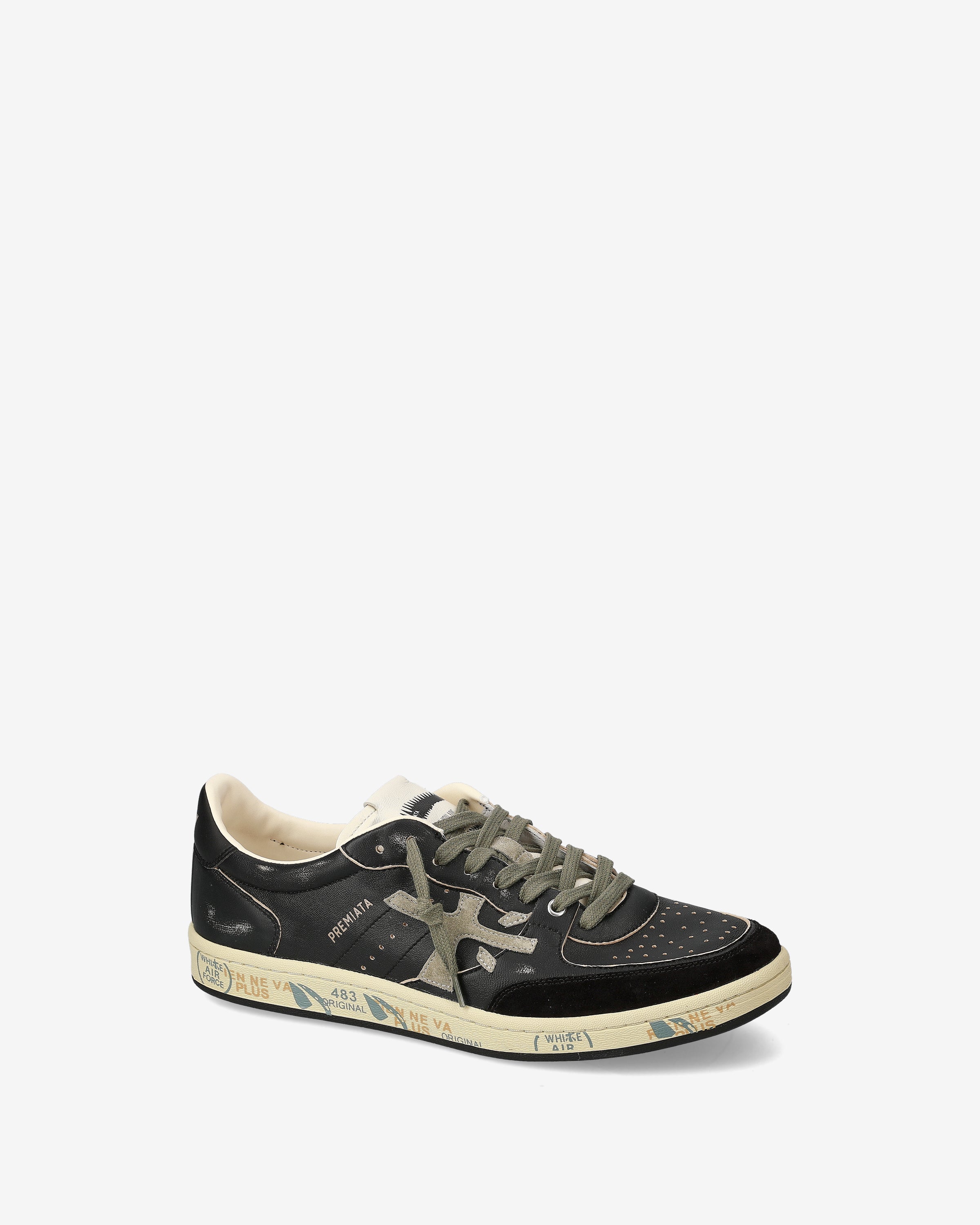 Premiata Bskt Clay 6909 baskets noires homme